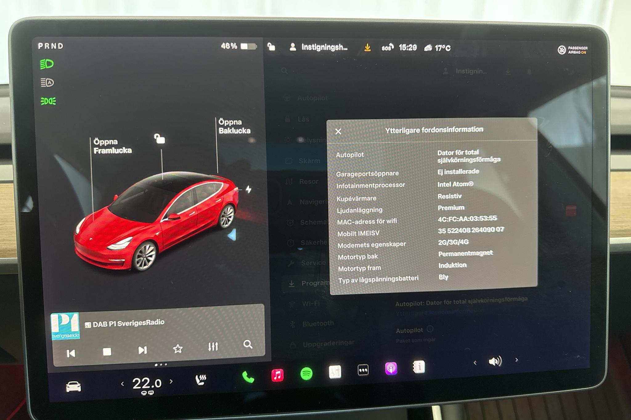 Tesla Model 3 Long Range Dual Motor AWD - 109 800 km - Manualna - czerwony - 2020