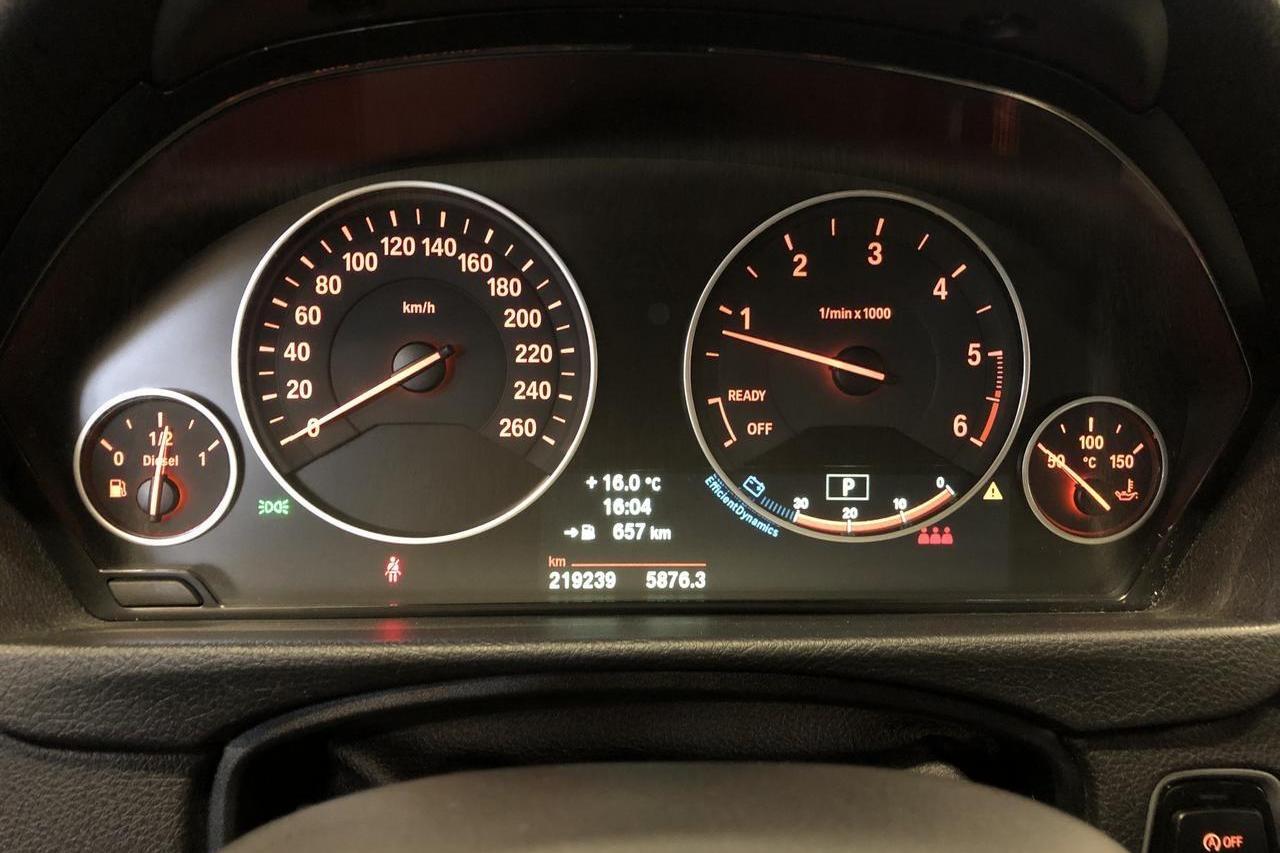 BMW 318d Touring, F31 (143hk) - 219 230 km - Automaattinen - ruskea - 2014