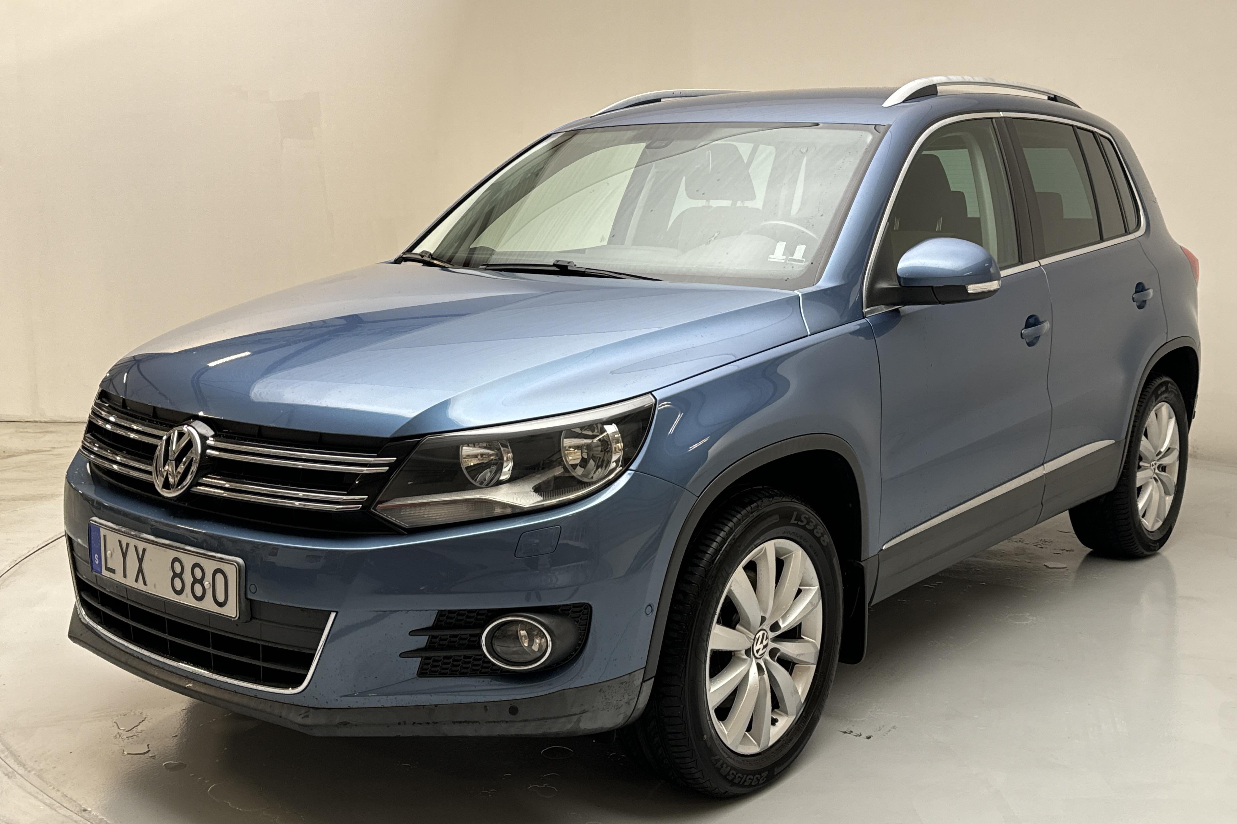 VW Tiguan 1.4 TSI 4MOTION (160hk) - 182 900 km - Manualna - Light Blue - 2012