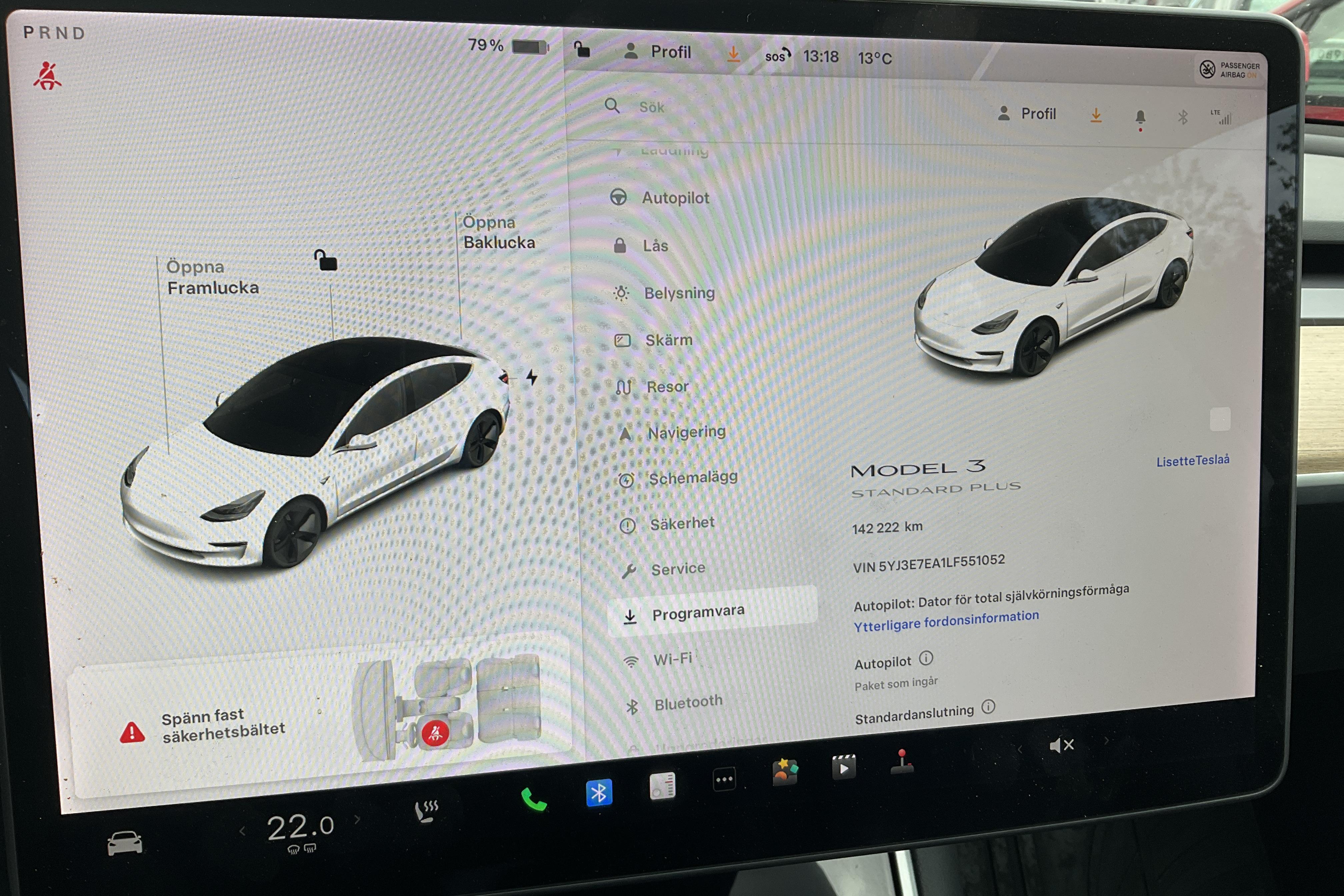 Tesla Model 3 Standard Range RWD - 142 230 km - Automaattinen - valkoinen - 2020