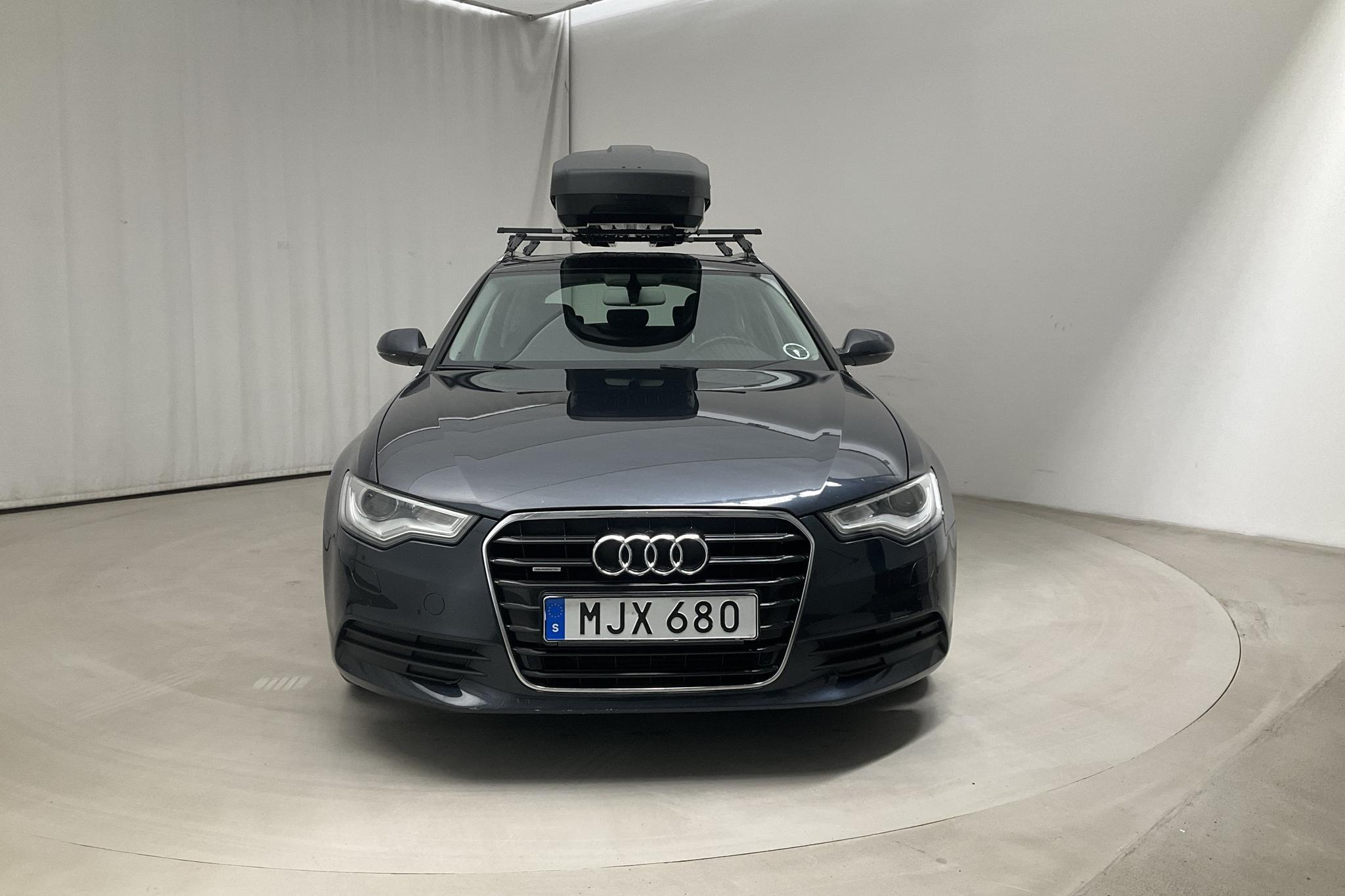 Audi A6 3.0 TDI Avant quattro (204hk) - 142 500 km - Automatyczna - niebieski - 2014