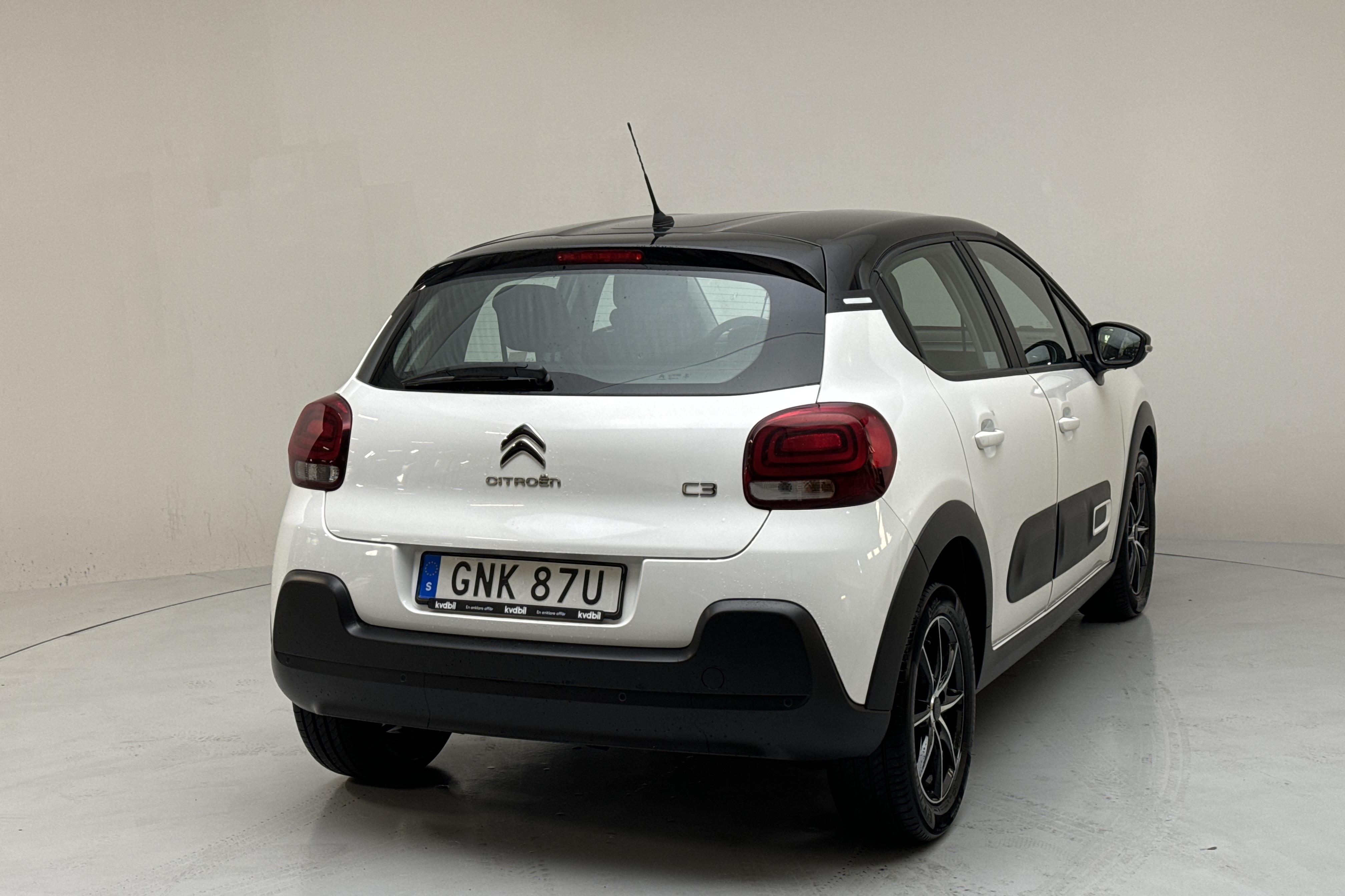 Citroen C3 PureTech (82hk) - 10 430 km - Käsitsi - valge - 2021