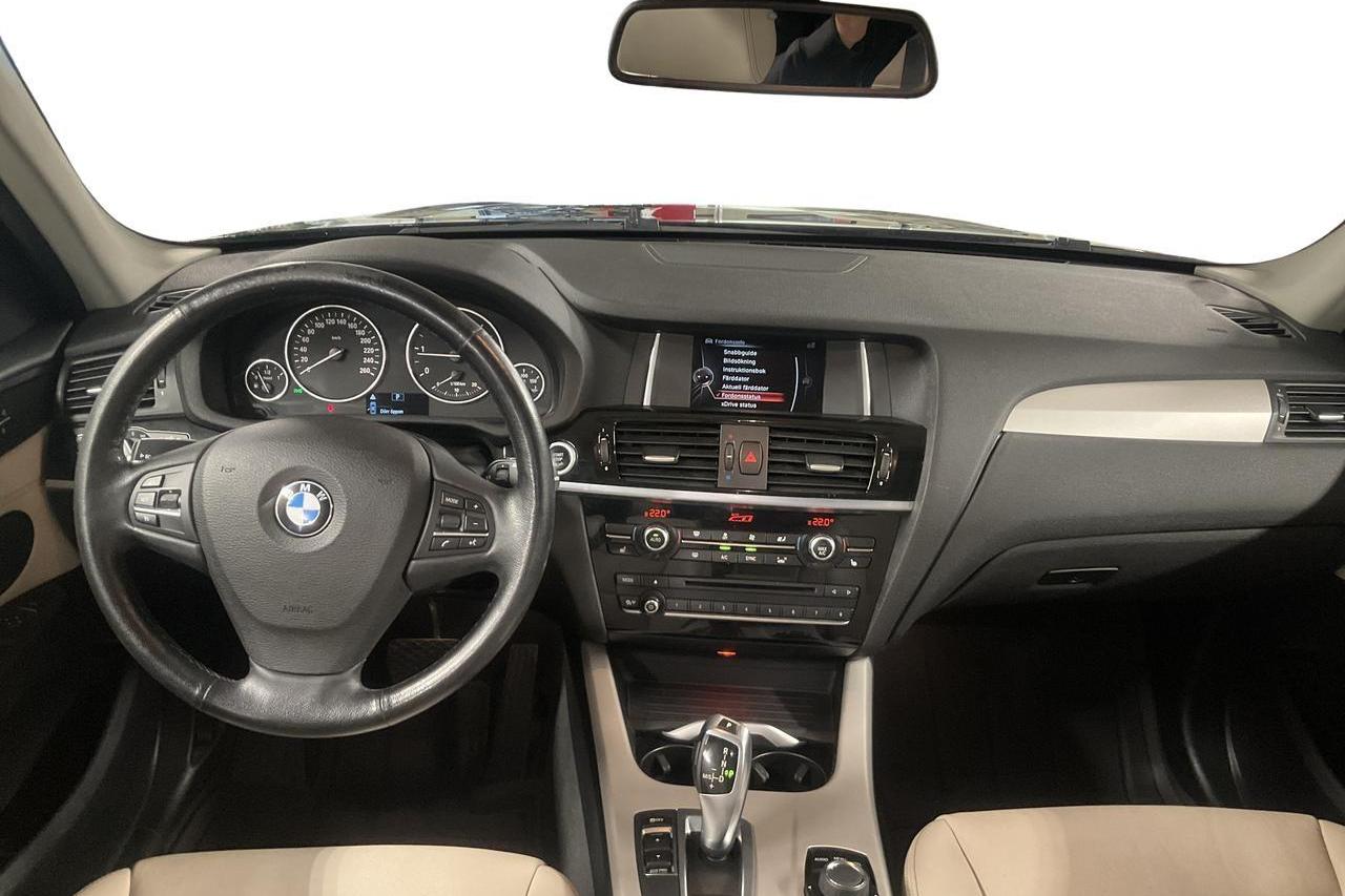 BMW X3 xDrive20d, F25 (190hk) - 176 250 km - Automaatne - must - 2015