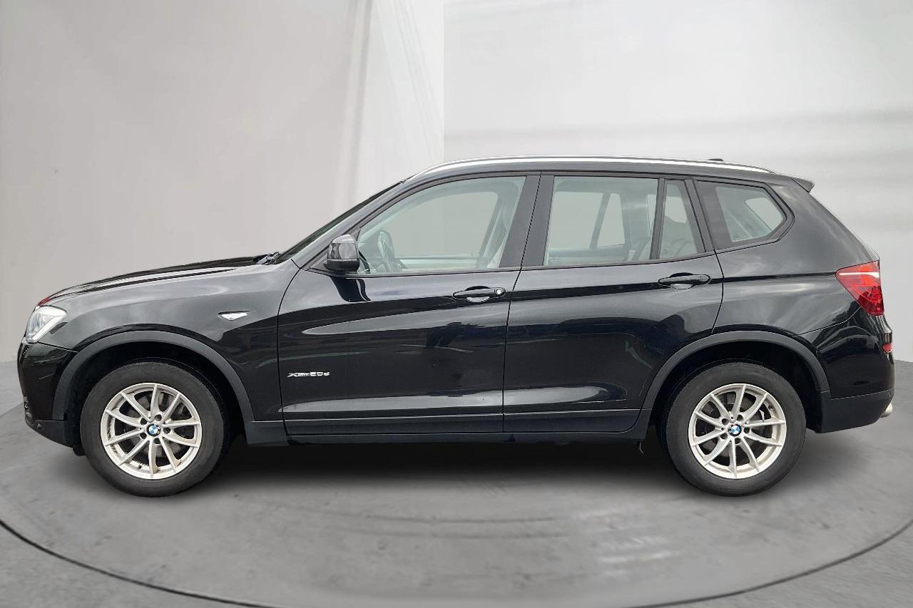 BMW X3 xDrive20d, F25 (190hk) - 176 250 km - Automatyczna - czarny - 2015