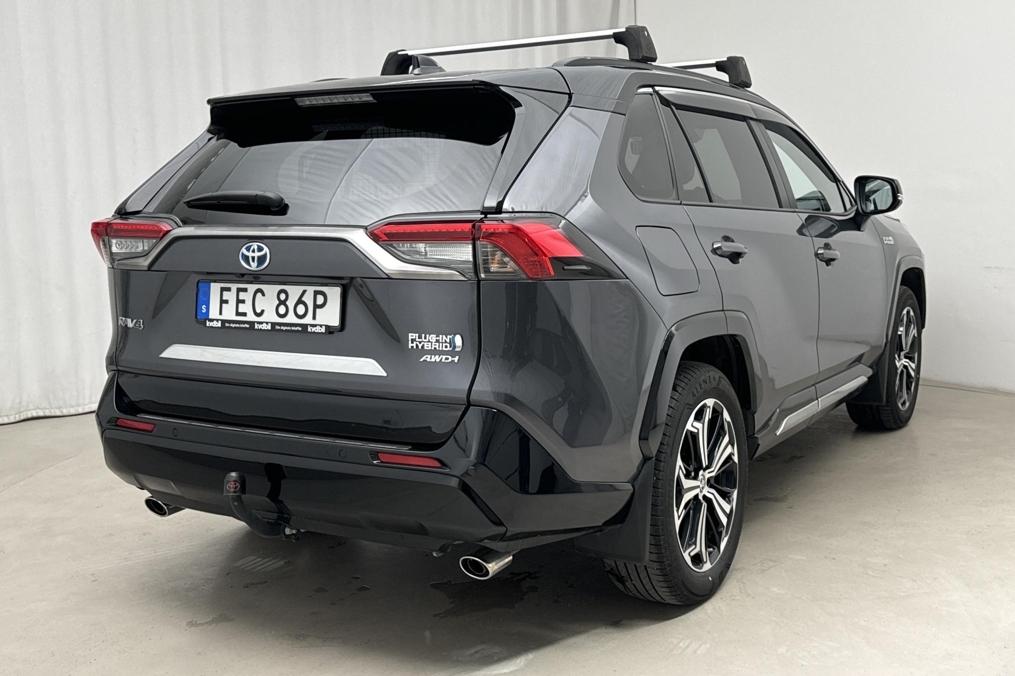 Toyota RAV4 2.5 Plug-in Hybrid AWD (306hk) - 37 600 km - Automatyczna - szary - 2021