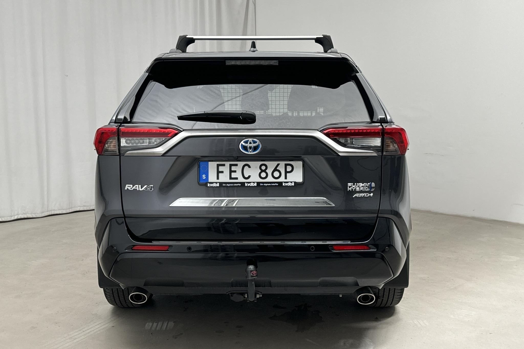 Toyota RAV4 2.5 Plug-in Hybrid AWD (306hk) - 37 600 km - Automatyczna - szary - 2021