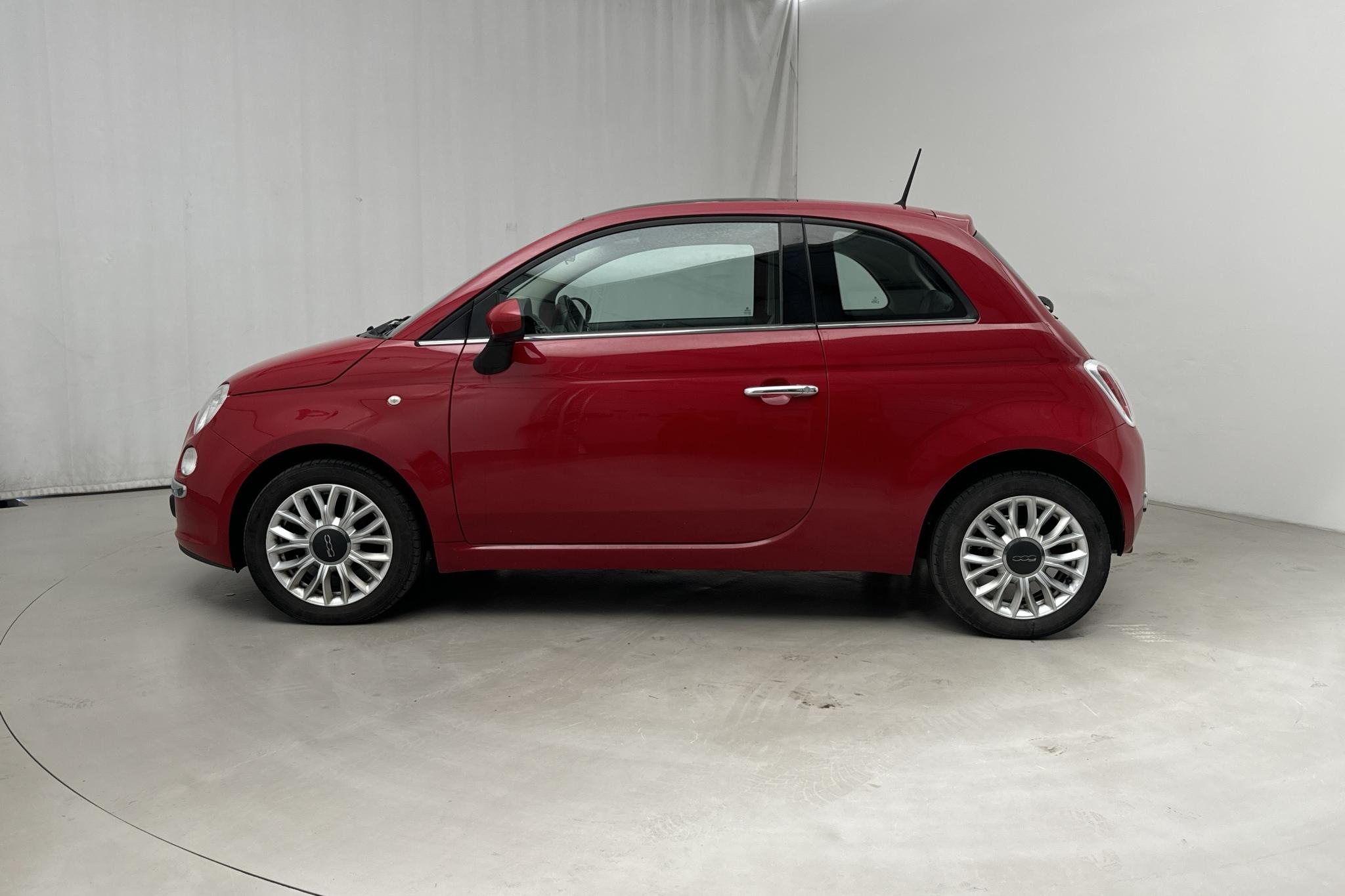 Fiat 500 1.2 (69hk) - 93 300 km - Manual - red - 2014