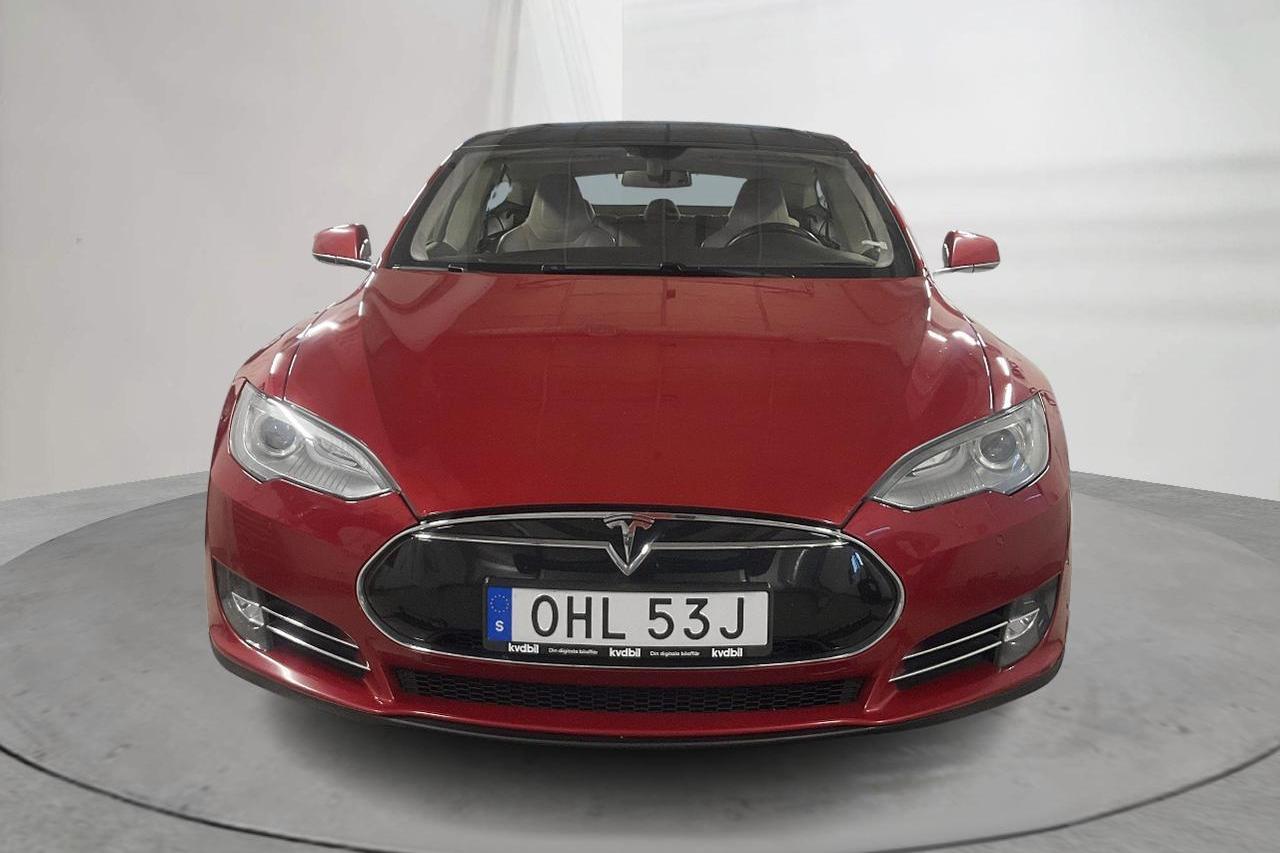 Tesla Model S P85 - 237 720 km - Automatic - Dark Red - 2014