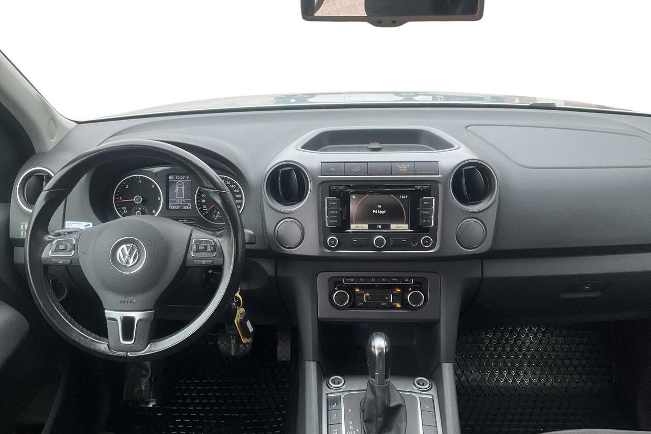 VW Amarok 2.0 TDI 4motion (180hk) - 193 520 km - Automatyczna - srebro - 2014