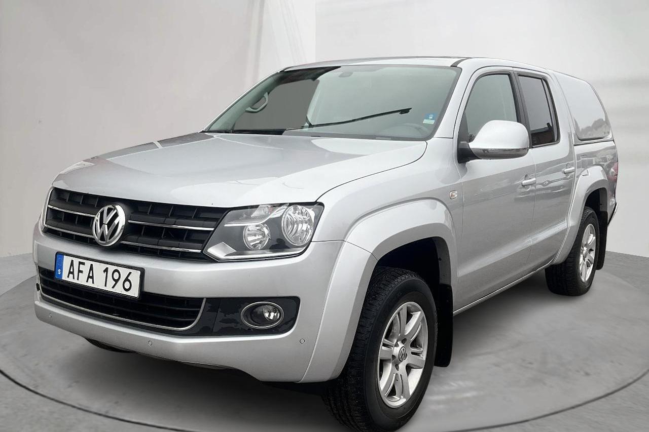 VW Amarok 2.0 TDI 4motion (180hk) - 193 520 km - Automatyczna - srebro - 2014