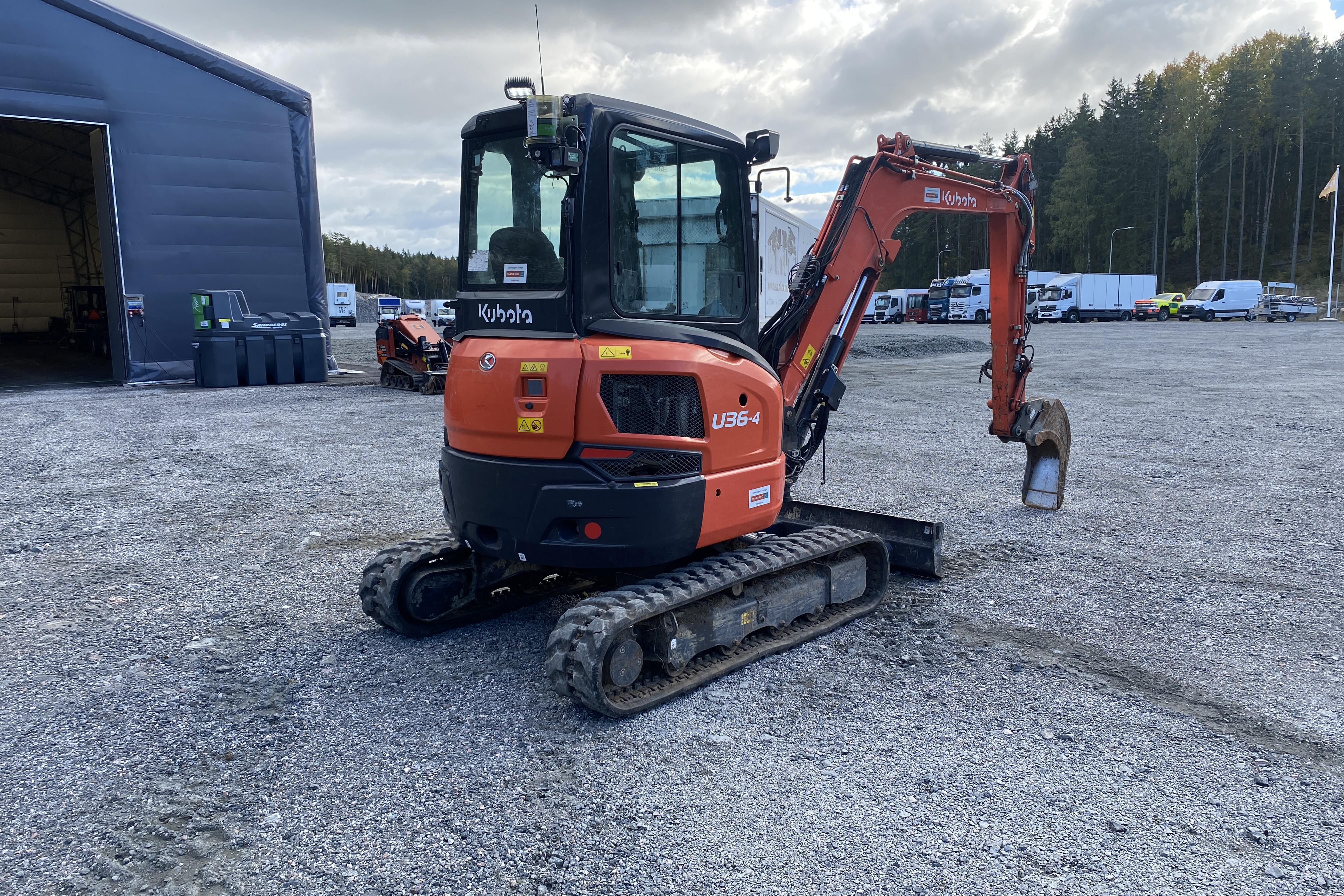 Kubota U36-4 (serienr: 15812) Minigrävare - 