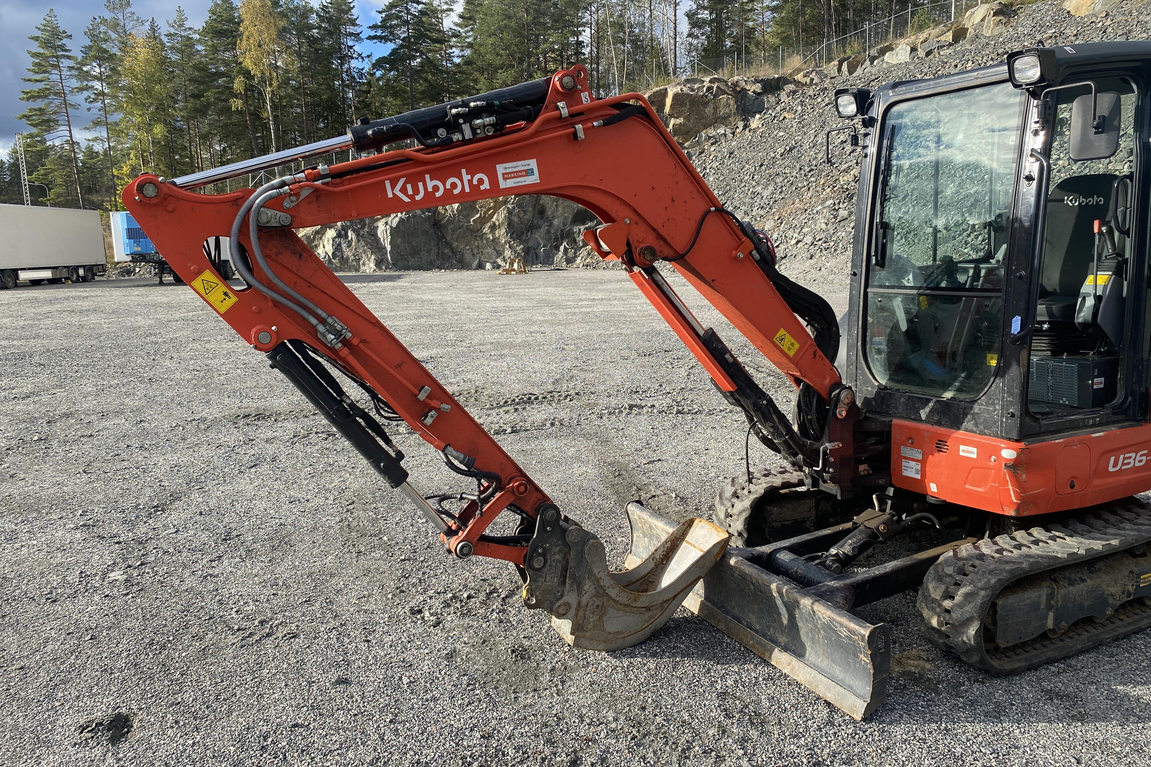 Kubota U36-4 (serienr: 15812) Minigrävare - 