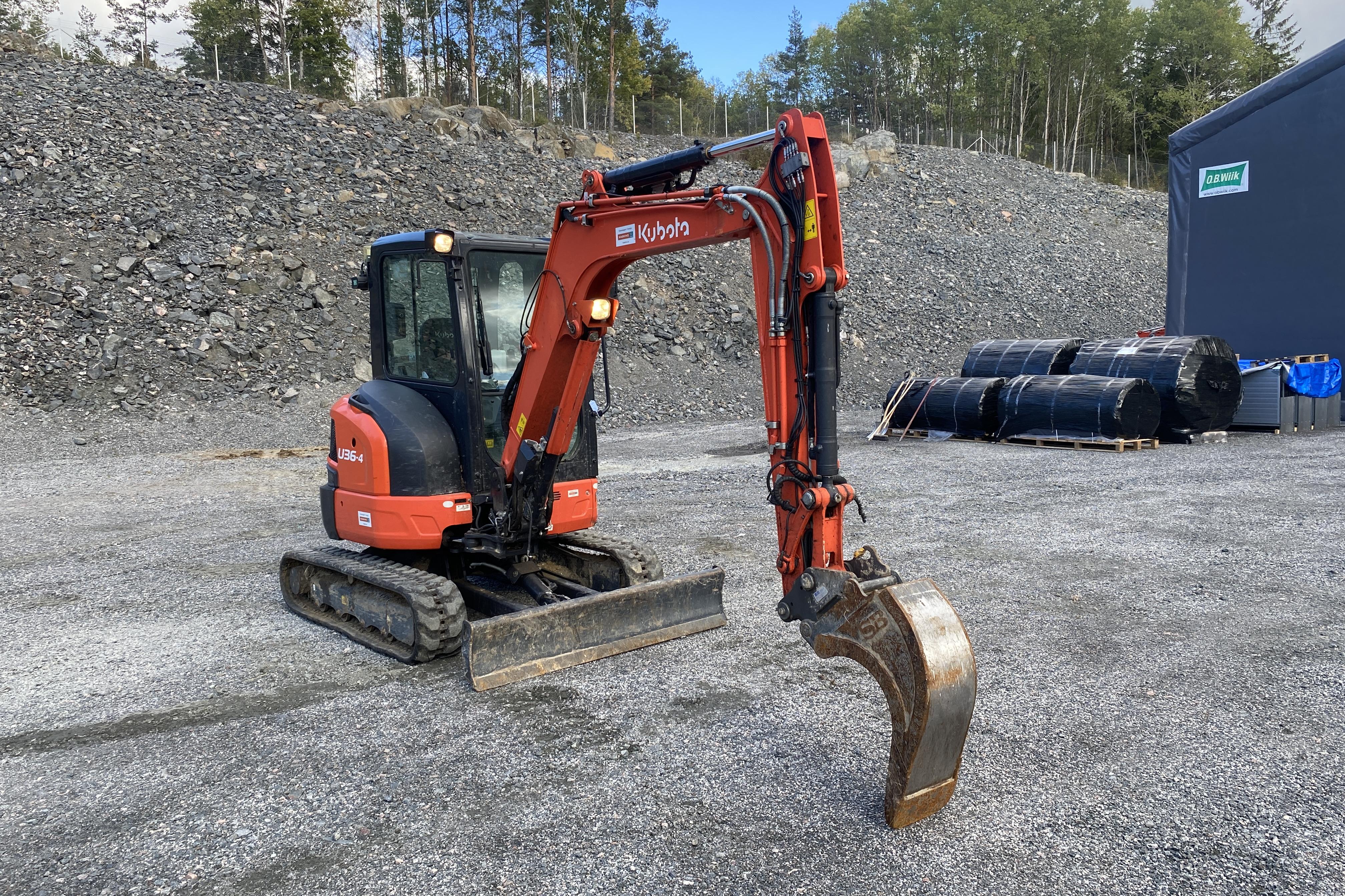 Kubota U36-4 (serienr: 15812) Minigrävare - 