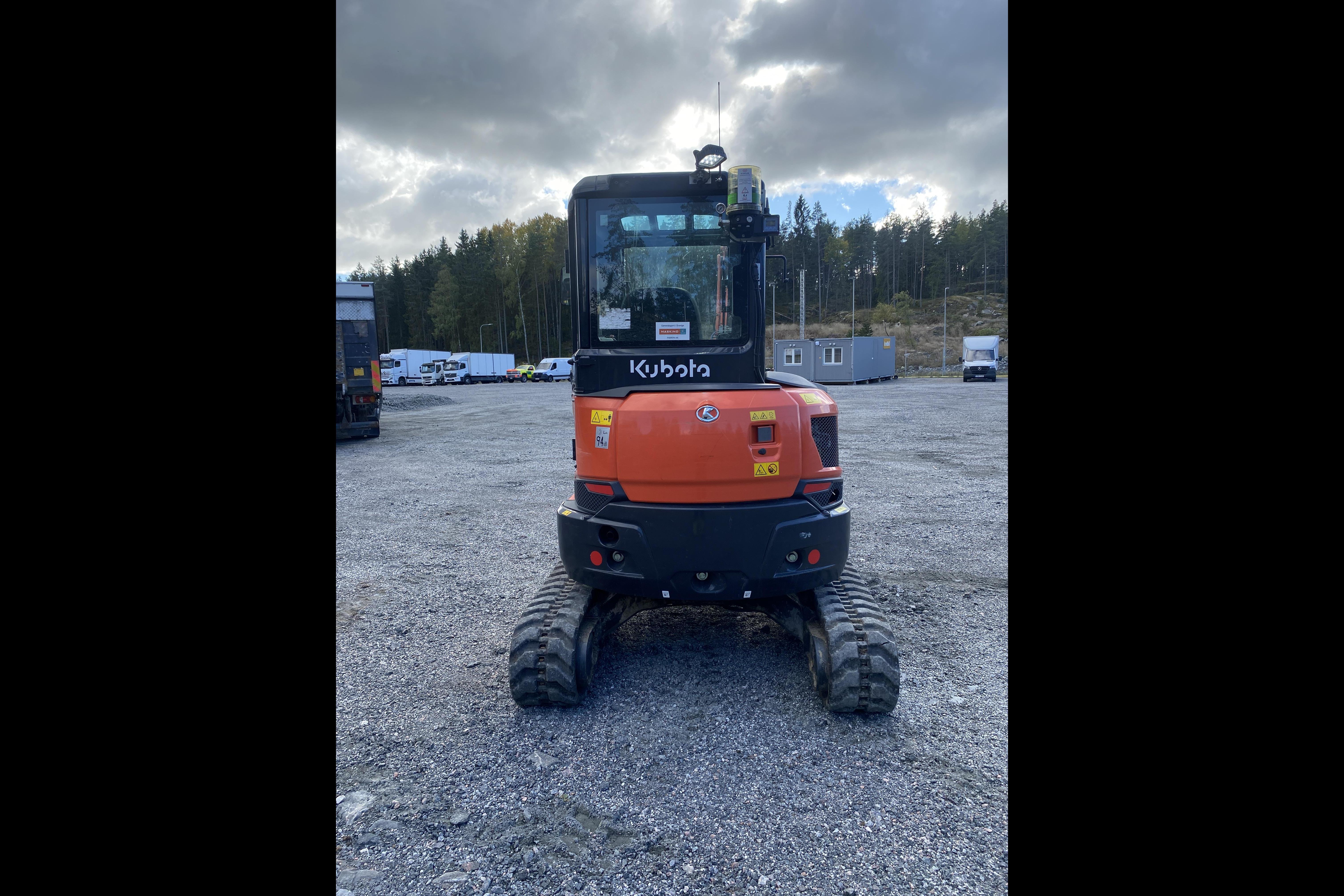 Kubota U36-4 (serienr: 15812) Minigrävare - 