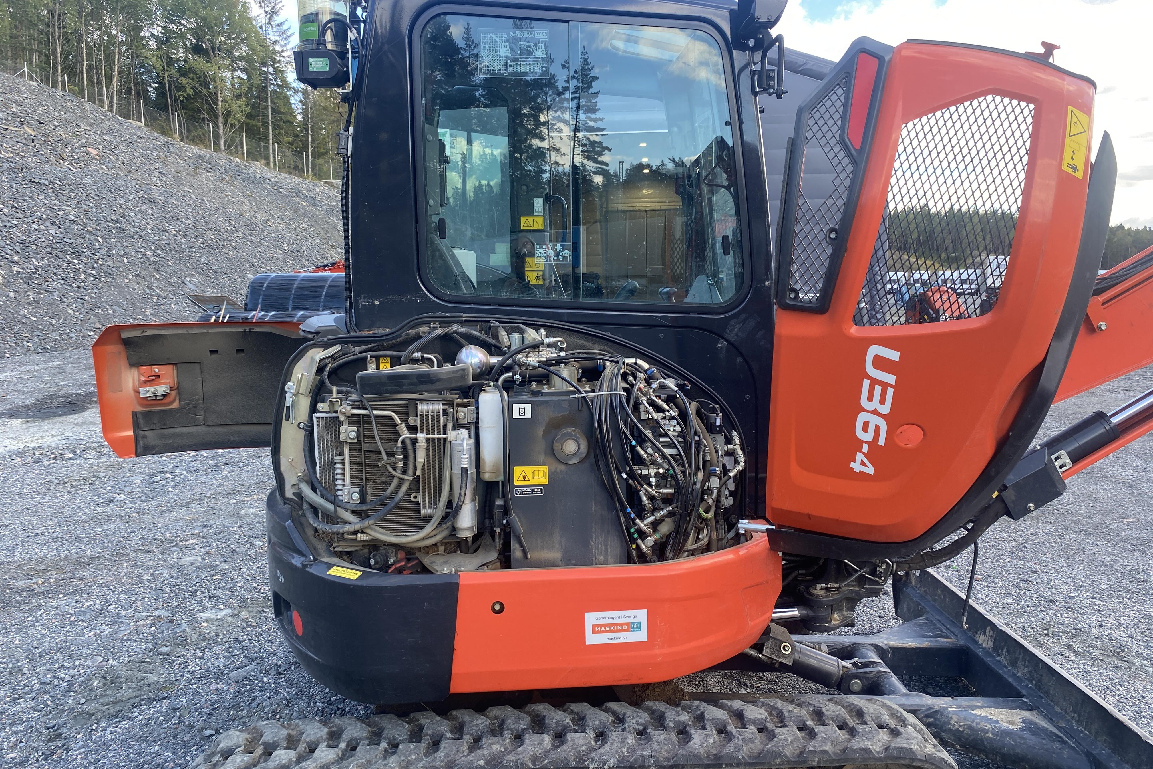 Kubota U36-4 (serienr: 15812) Minigrävare - 