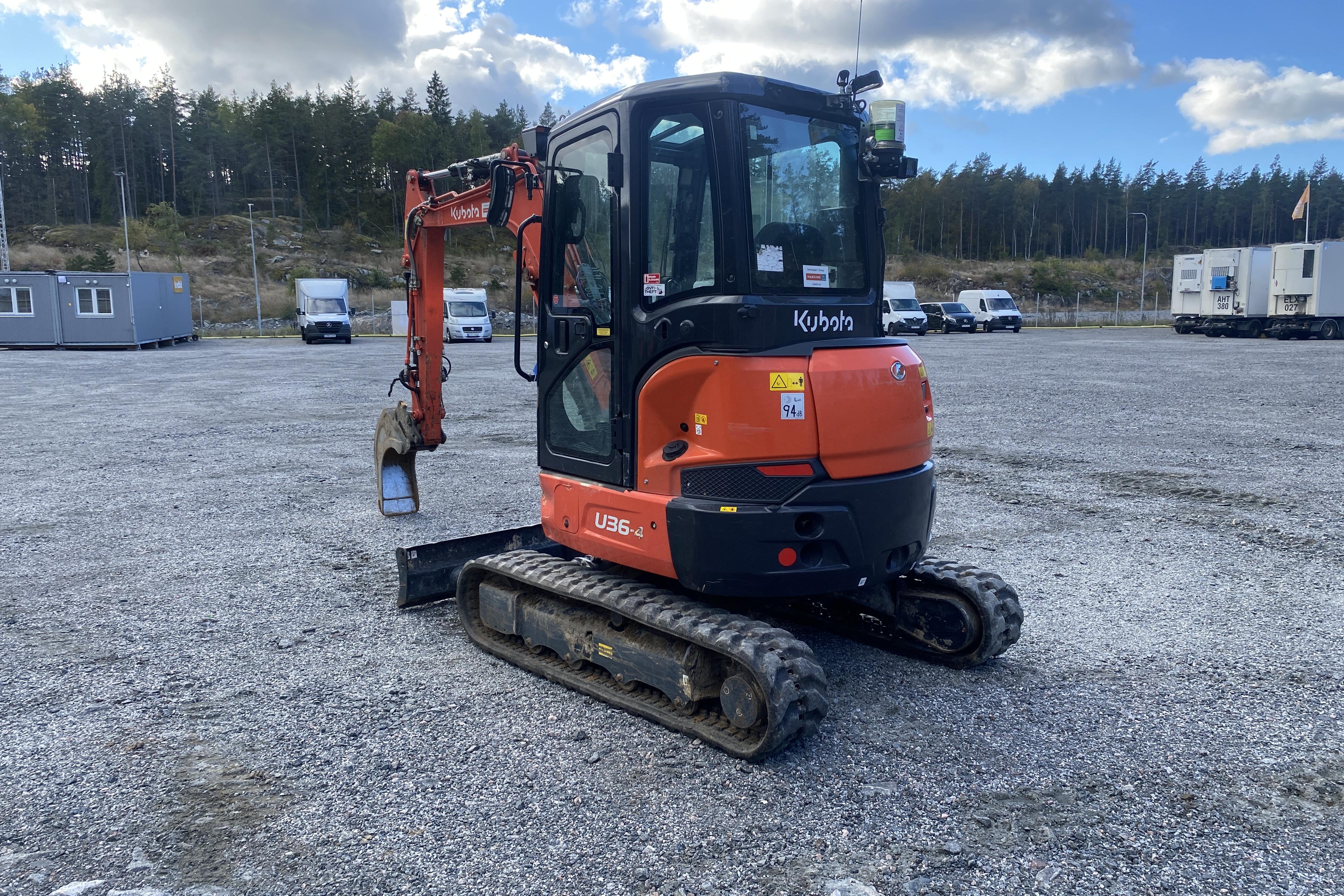 Kubota U36-4 (serienr: 15812) Minigrävare - 