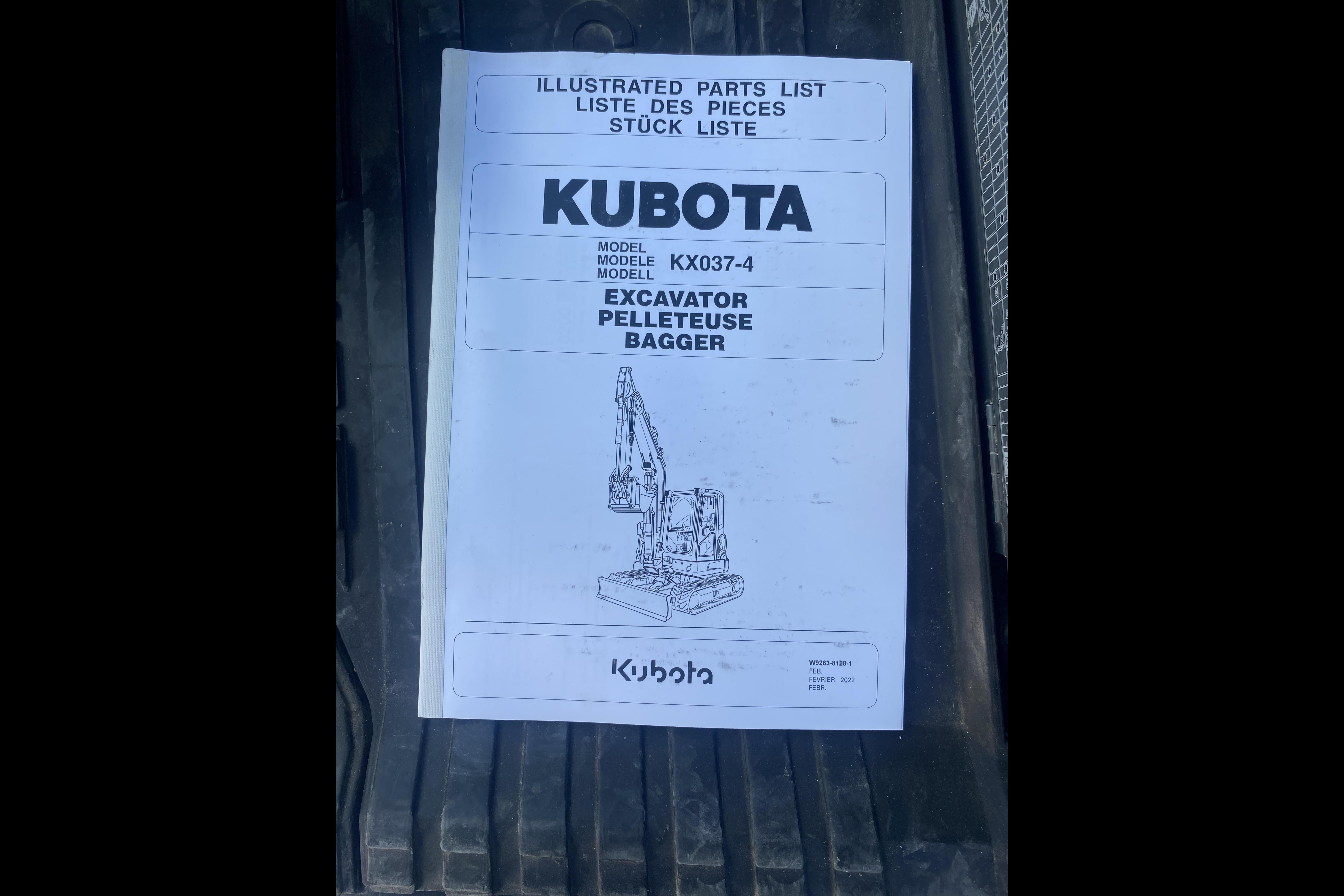 Kubota U36-4 (serienr: 15812) Minigrävare - 