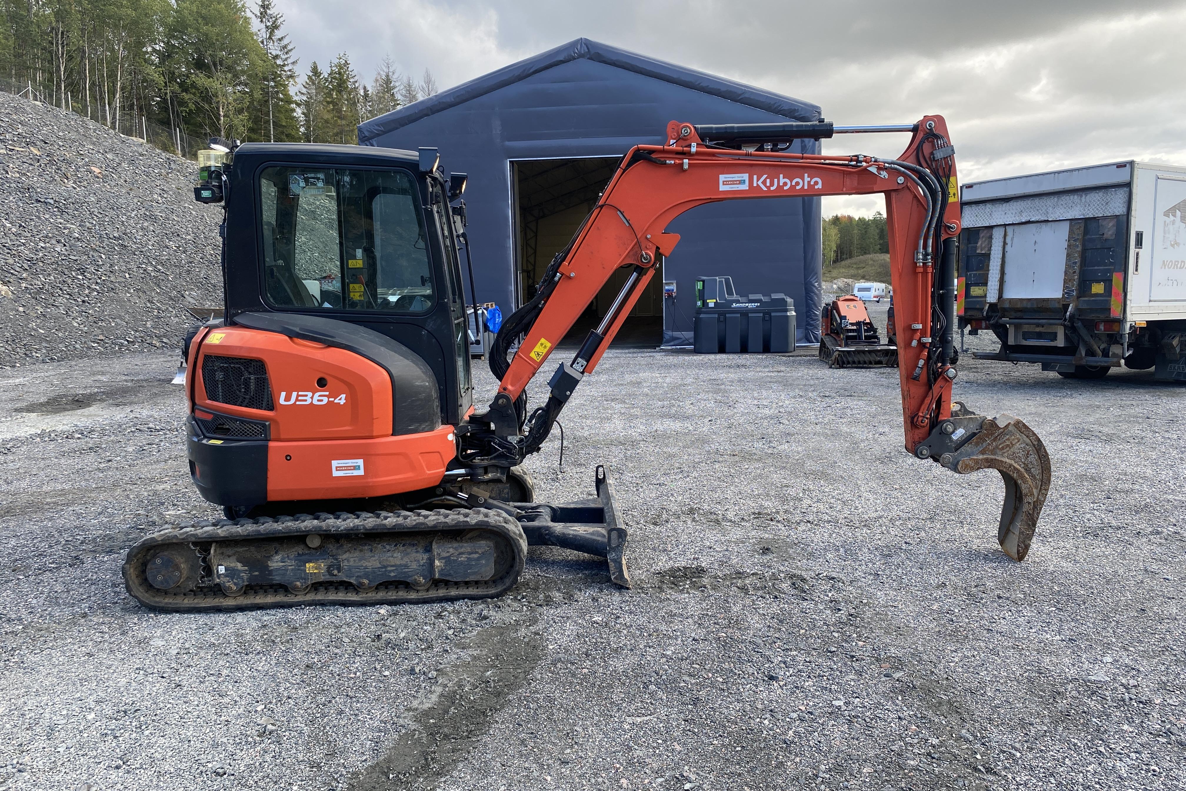 Kubota U36-4 (serienr: 15812) Minigrävare - 