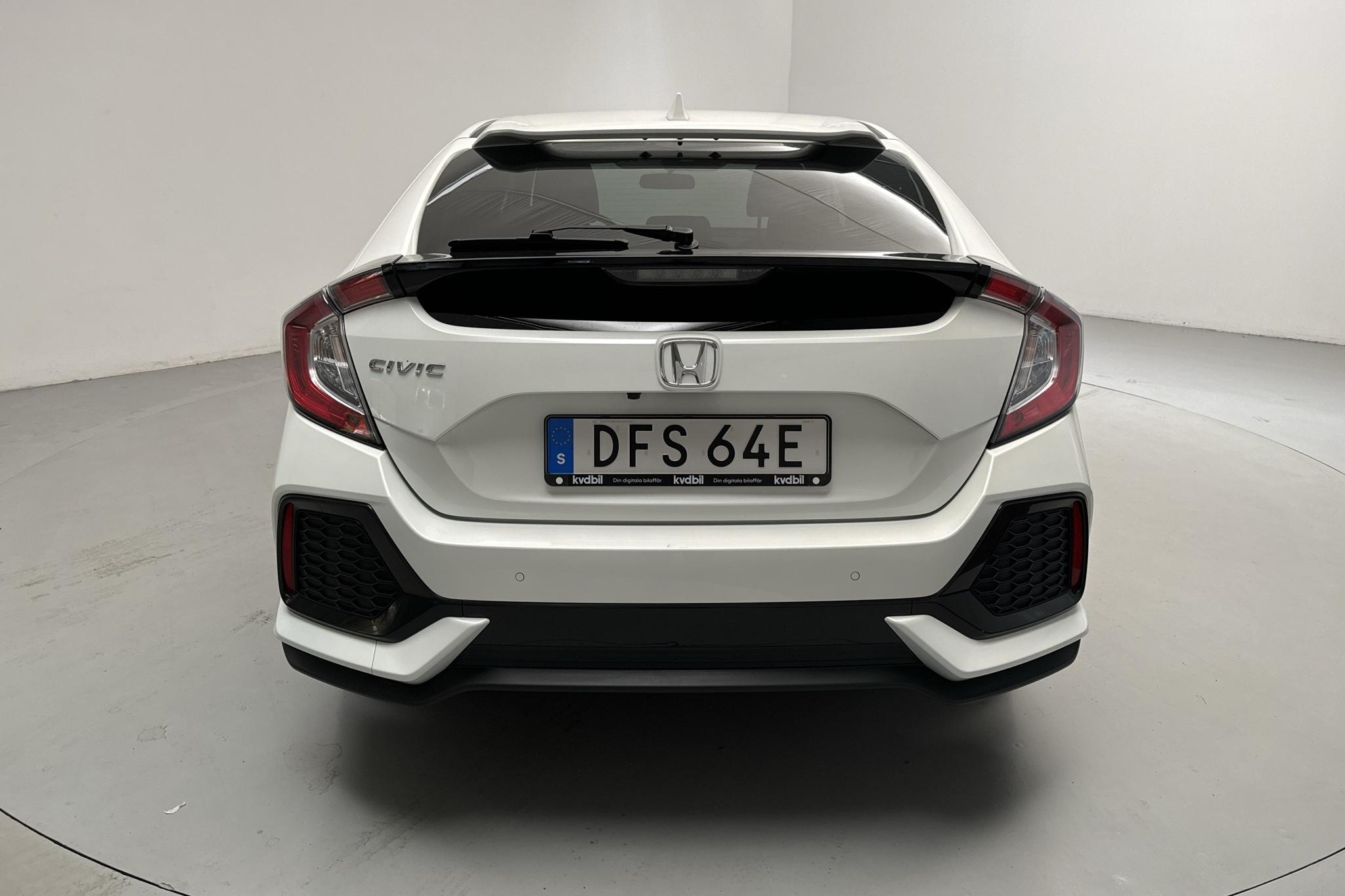 Honda Civic 1.0 i-VTEC 5dr (126hk) - 38 770 km - Automatyczna - biały - 2019