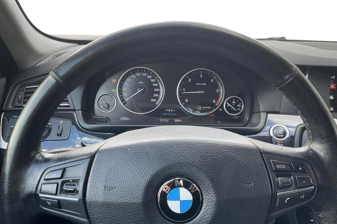 BMW 520d Touring, F11 (190hk) - 27 215 mil - Automat - svart - 2015