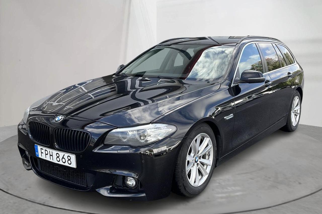 BMW 520d Touring, F11 (190hk) - 272 150 km - Automaattinen - musta - 2015