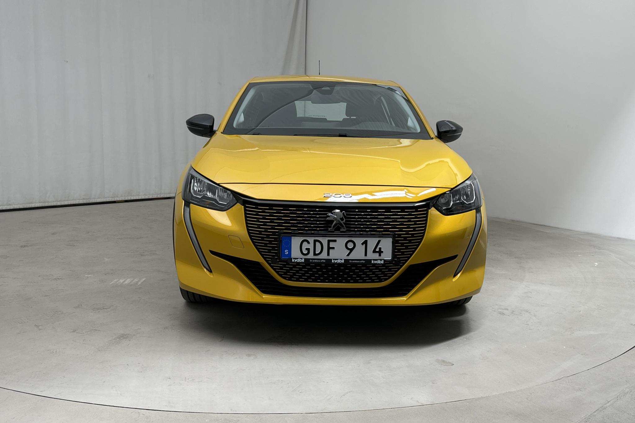 Peugeot e-208 50 kWh 5dr (136hk) - 26 610 km - Automatic - yellow - 2022