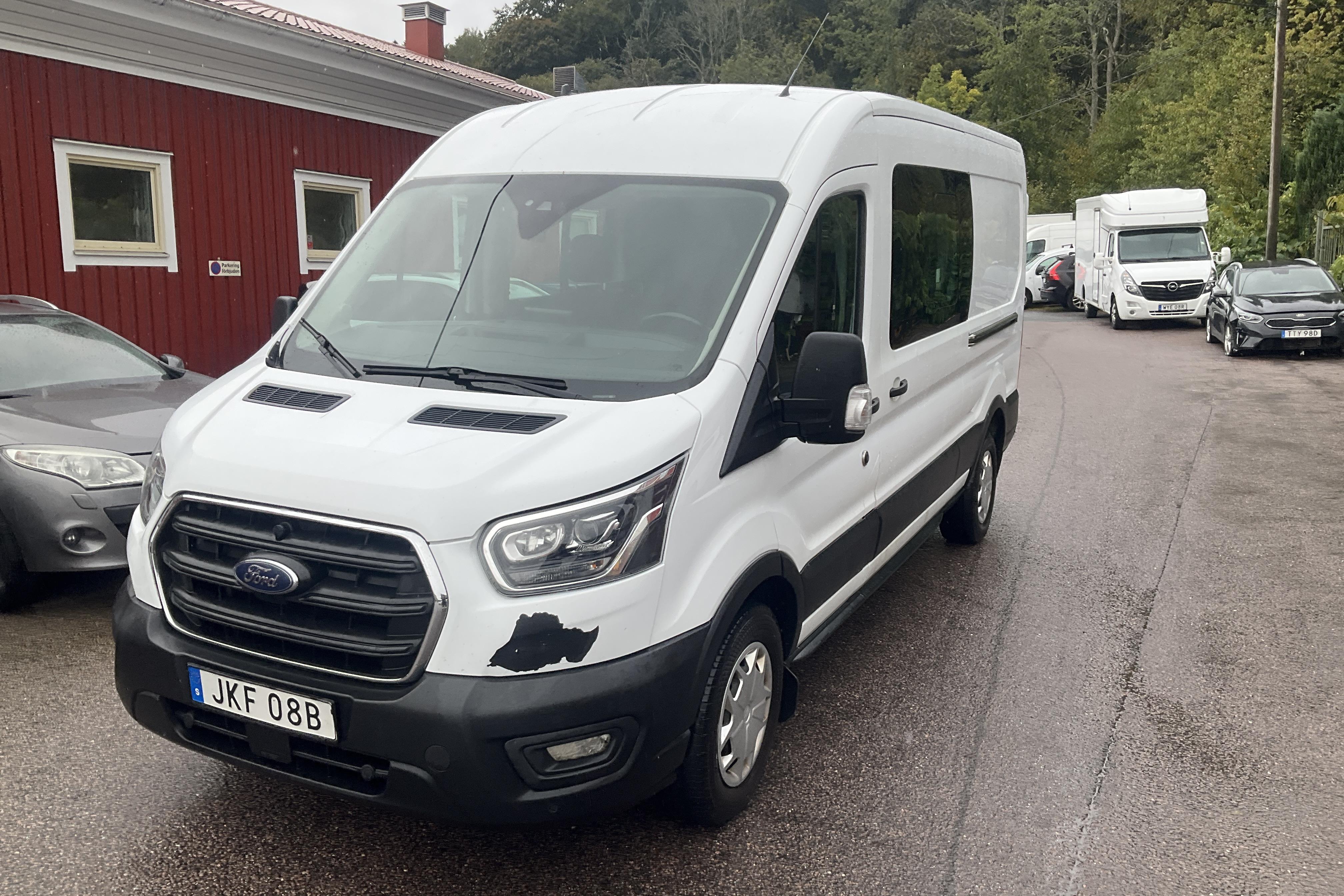 Ford Transit 350 2.0 TDCi 2WD Skåp (170hk) - 208 740 km - Automatic - white - 2020