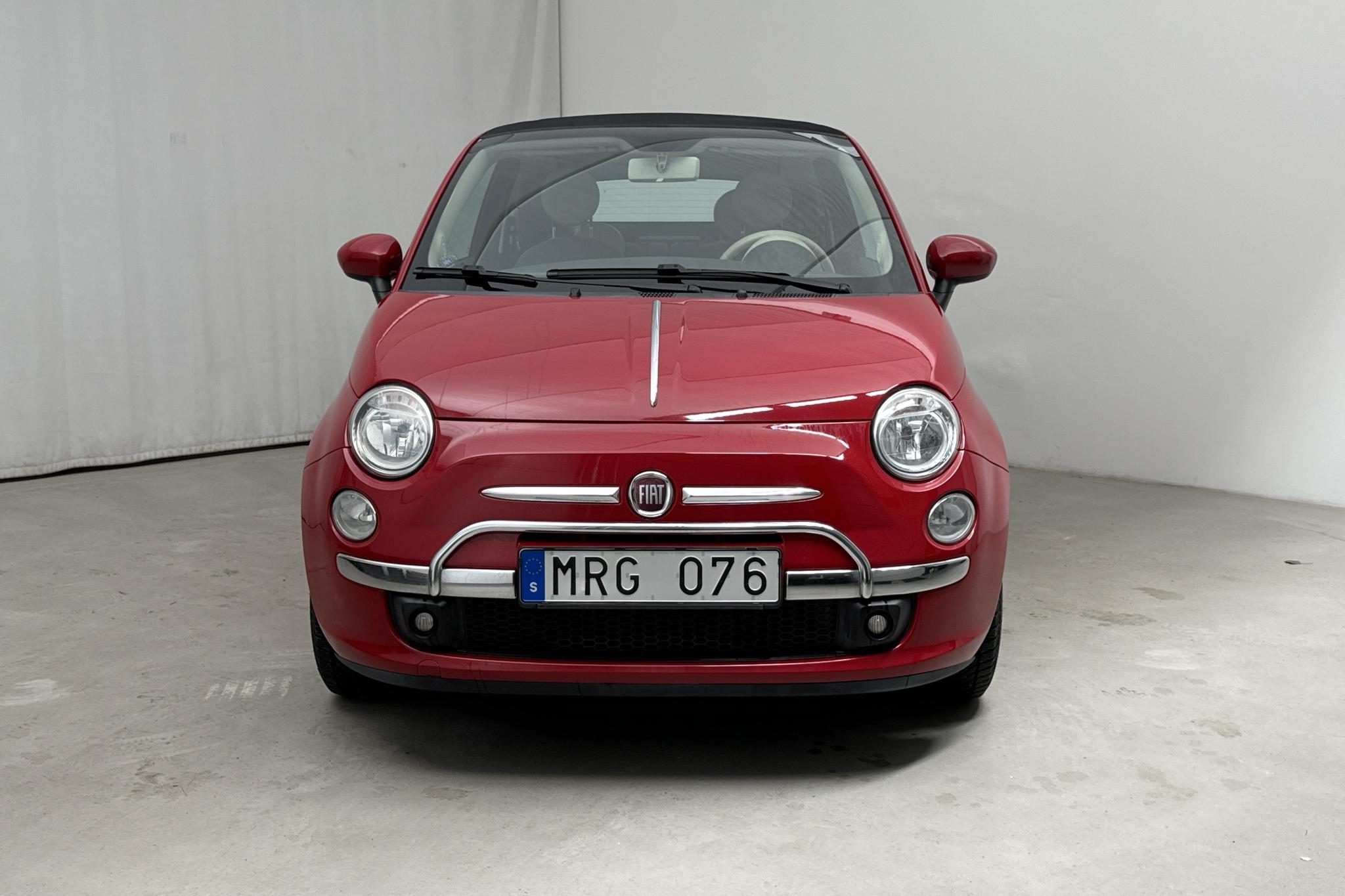 Fiat 500C 1.2 (69hk) - 104 050 km - Manualna - czerwony - 2011