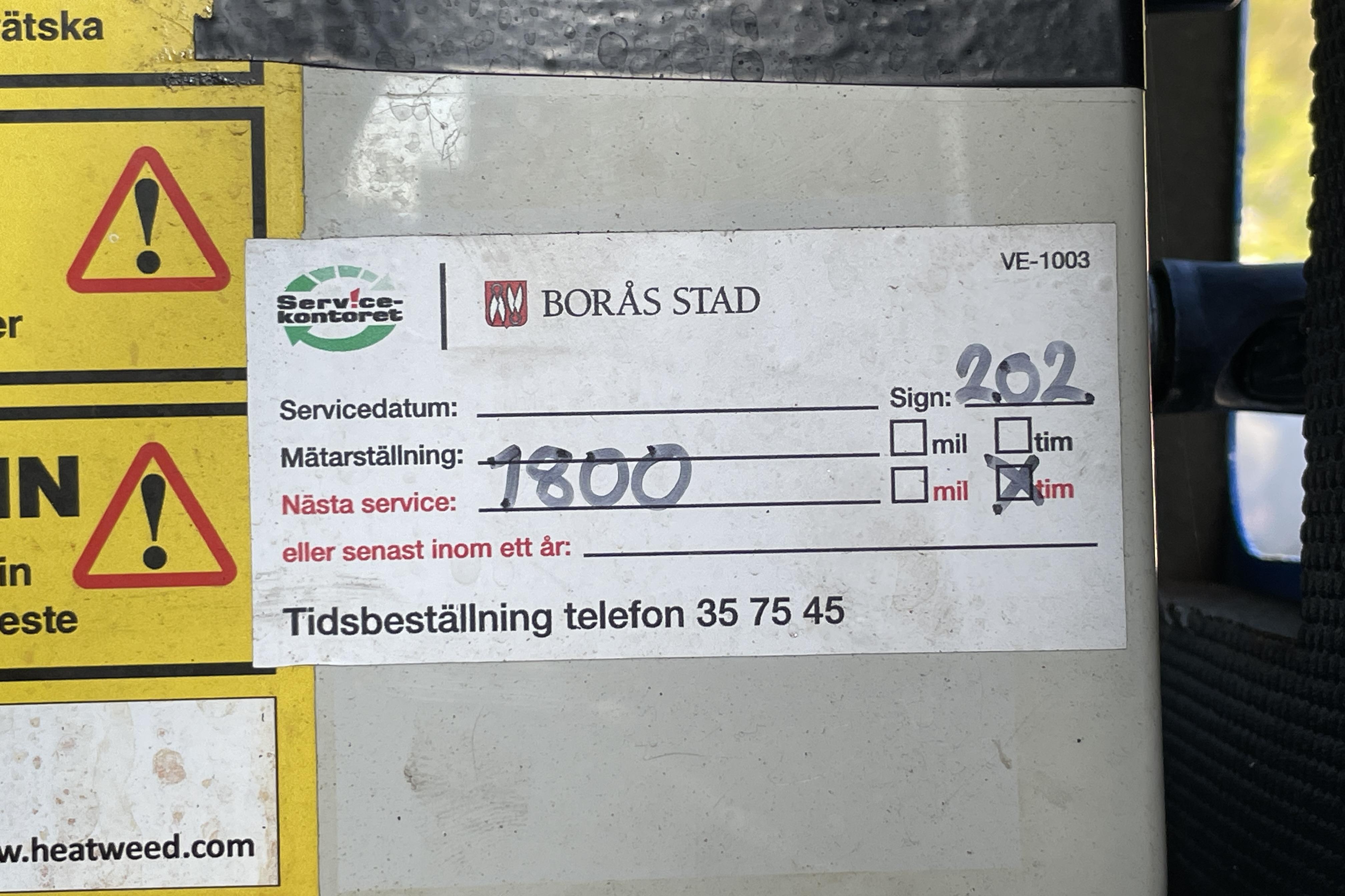 Heatweed Ogräsbekämpning med hetvatten - 1 972 km - 2016