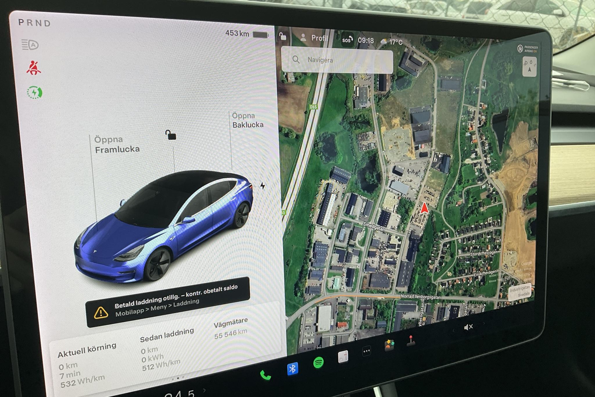 Tesla Model 3 Long Range Dual Motor AWD - 5 555 mil - Automat - grå - 2020