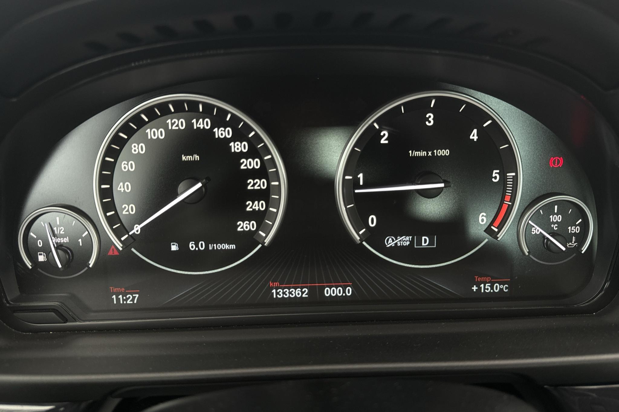 BMW 520d Touring, F11 (190hk) - 133 360 km - Automatyczna - czarny - 2017