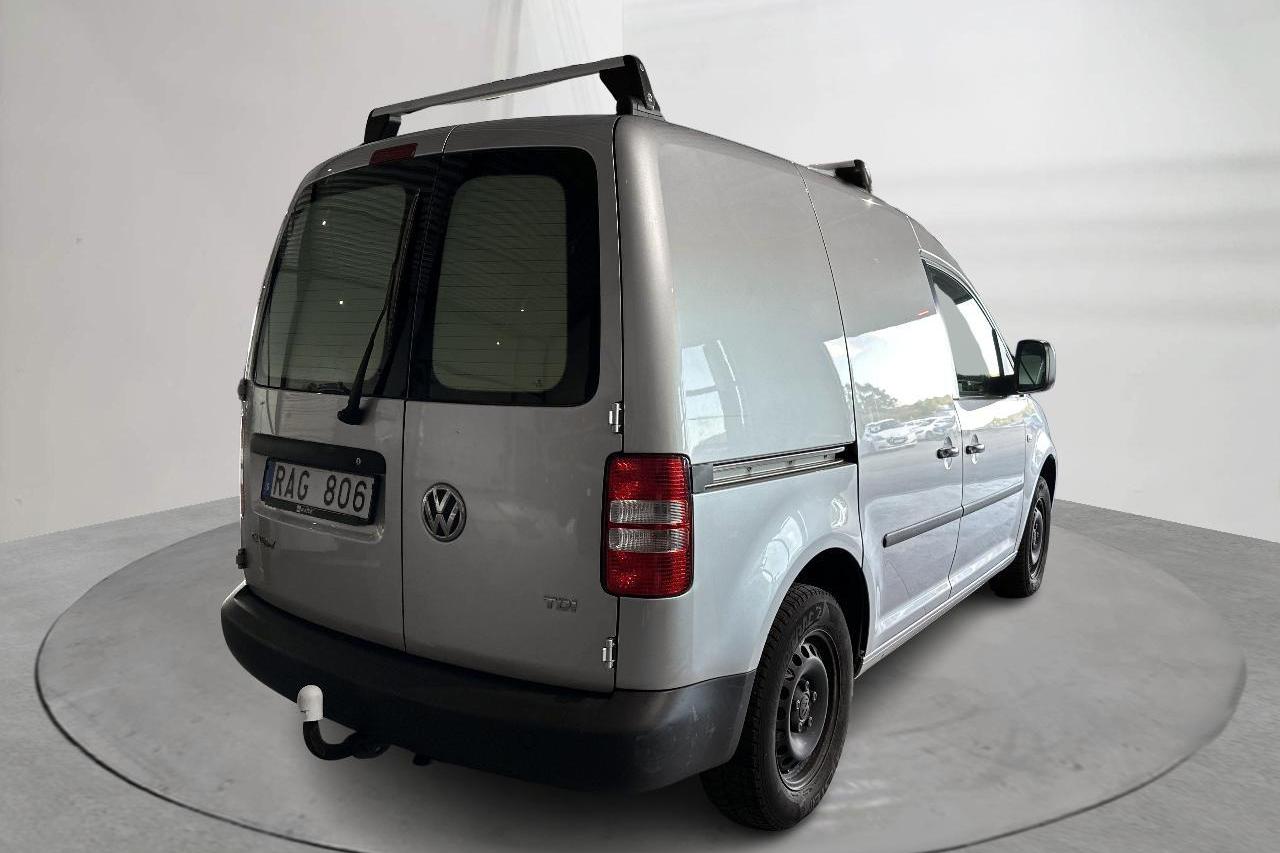 VW Caddy 1.6 TDI Skåp (75hk) - 260 910 km - Manuaalinen - hopea - 2012