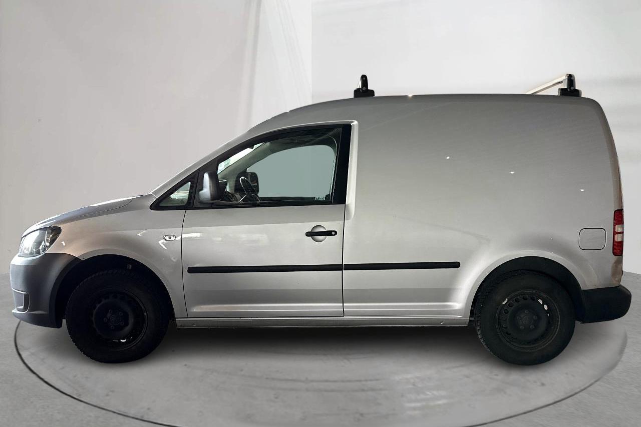 VW Caddy 1.6 TDI Skåp (75hk) - 260 910 km - Käsitsi - hõbe - 2012