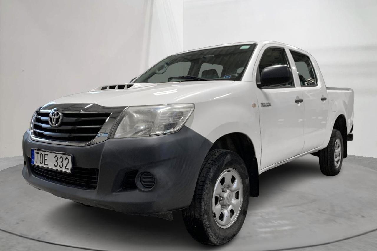 Toyota Hilux 2.5 D-4D 4WD (144hk) - 109 360 km - Manuaalinen - valkoinen - 2013