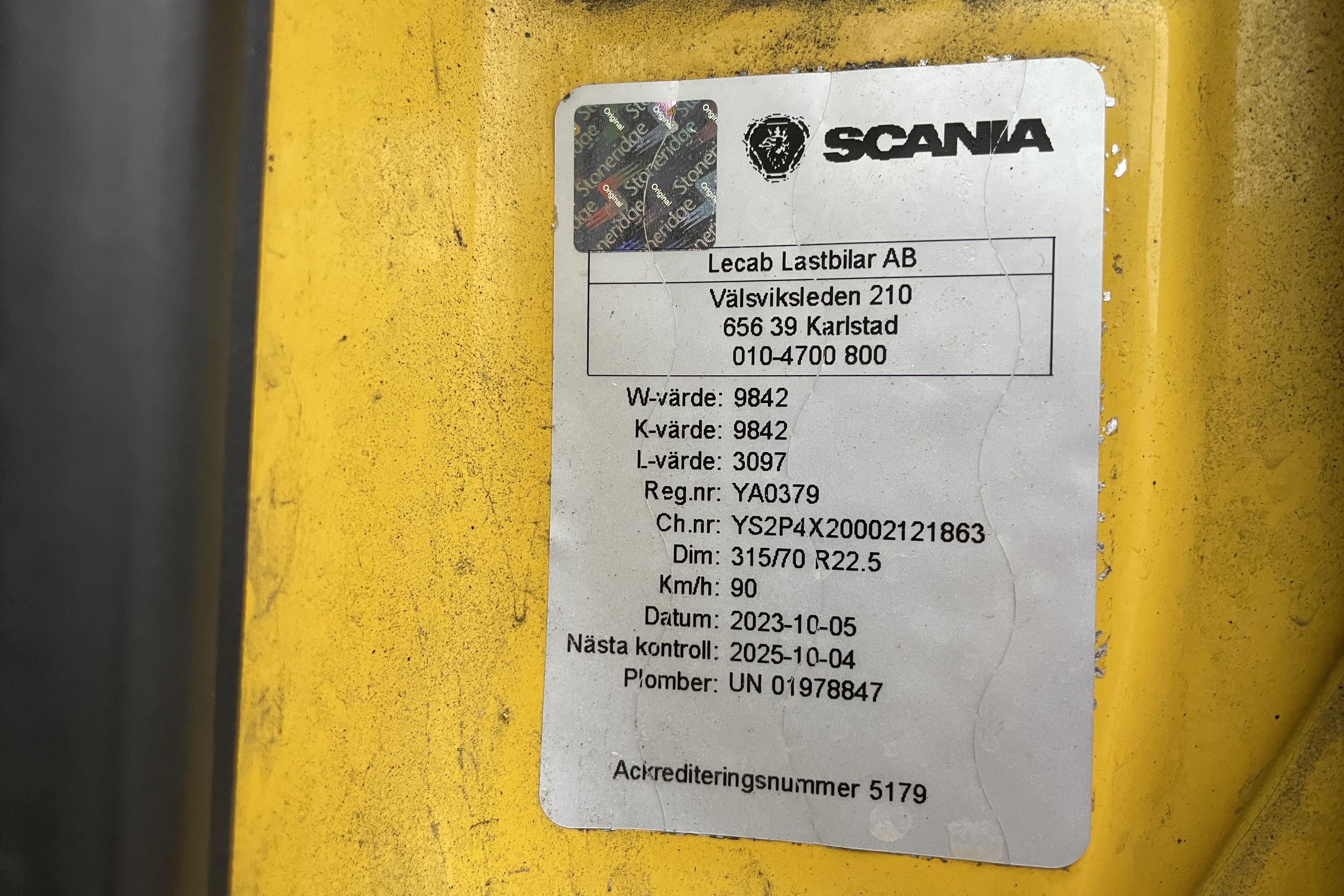 Scania P280 - 397 562 km - Automaatne - kollane - 2016