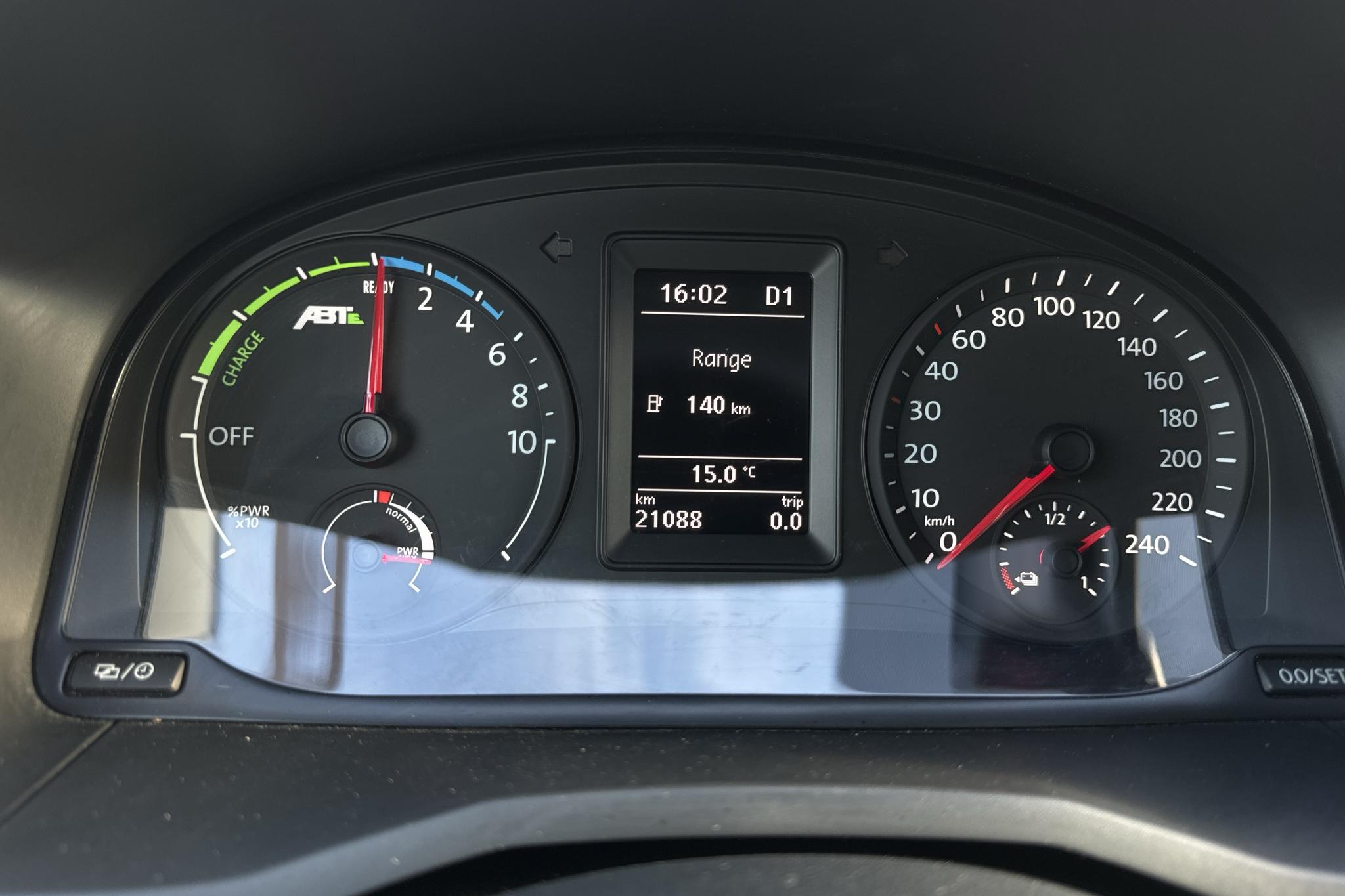 VW e-Caddy ABT Maxi Skåp (110hk) - 21 090 km - Automatyczna - biały - 2020