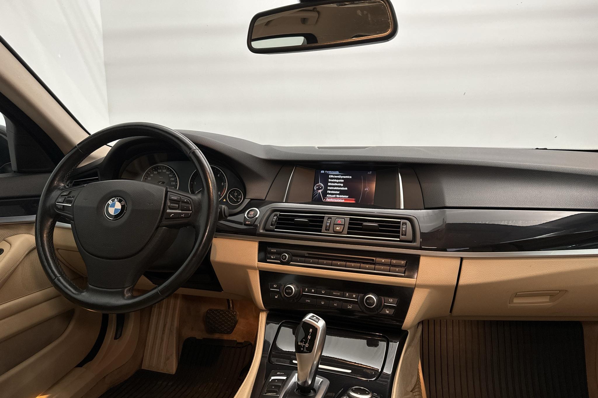 BMW 520d xDrive Touring, F11 (190hk) - 180 720 km - Automaattinen - ruskea - 2015