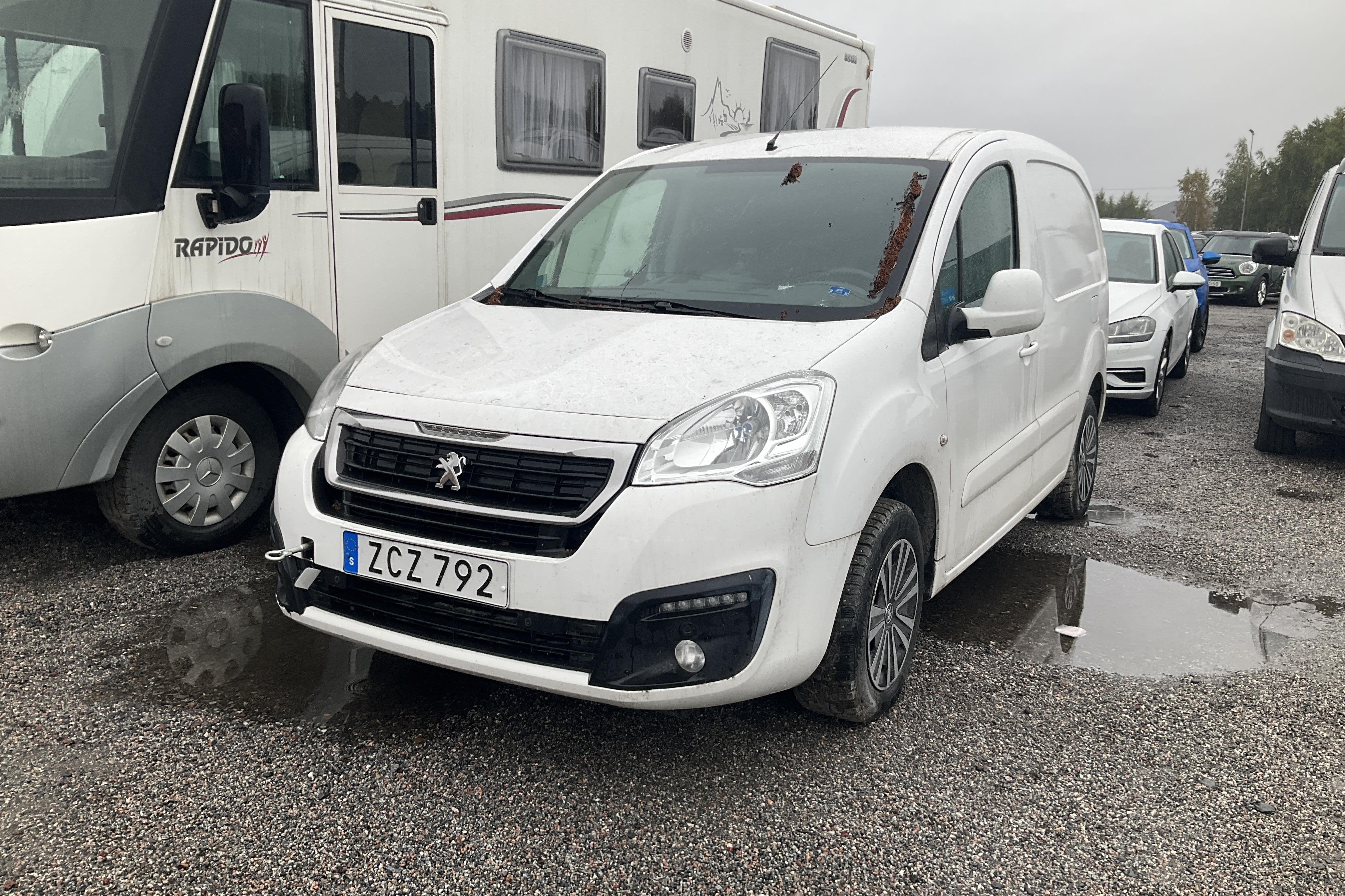 Peugeot Partner 1.6 BlueHDI Skåp (100hk) - 124 860 km - Manuaalinen - 2018