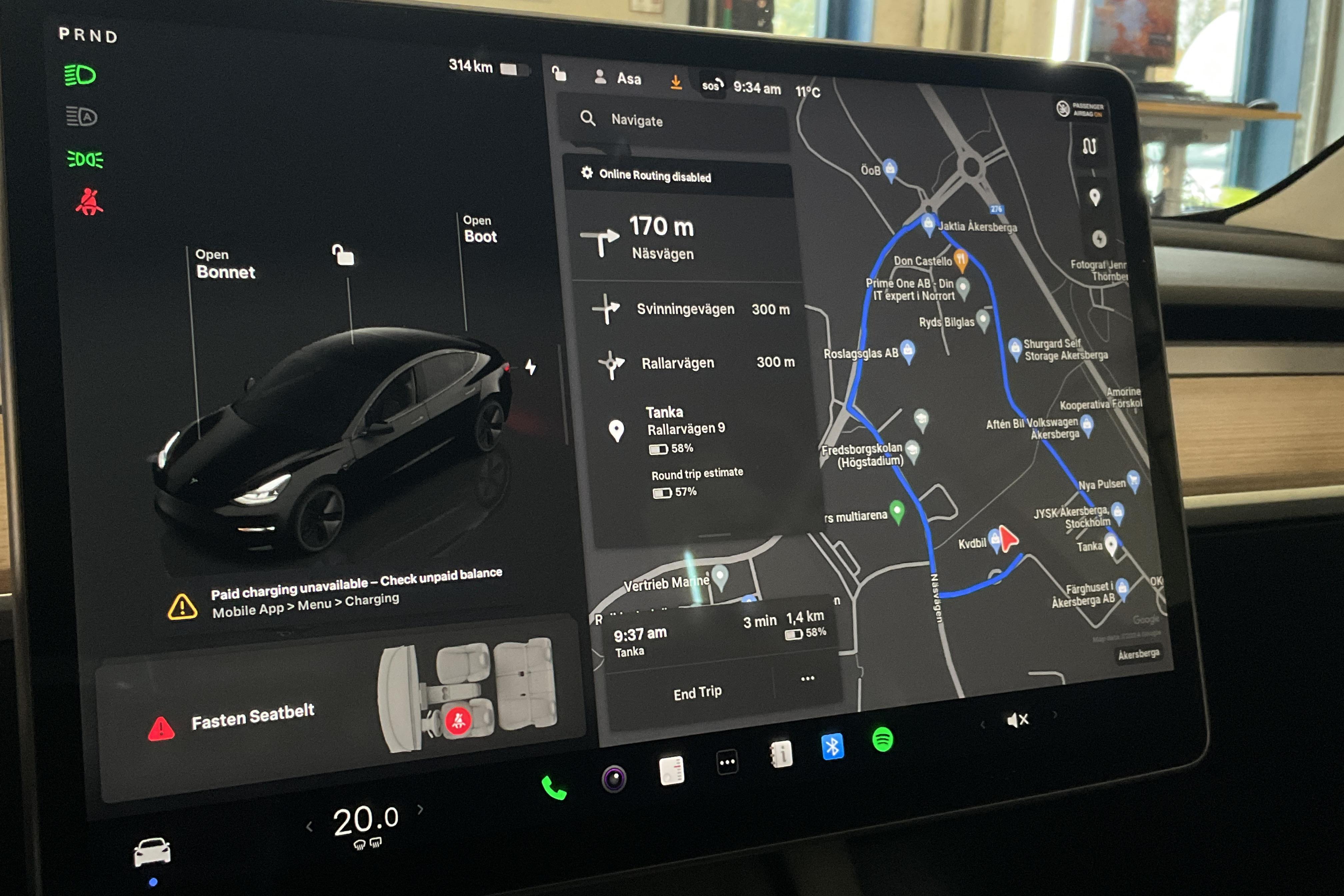 Tesla Model 3 Long Range Dual Motor AWD - 73 270 km - Automatyczna - czarny - 2022