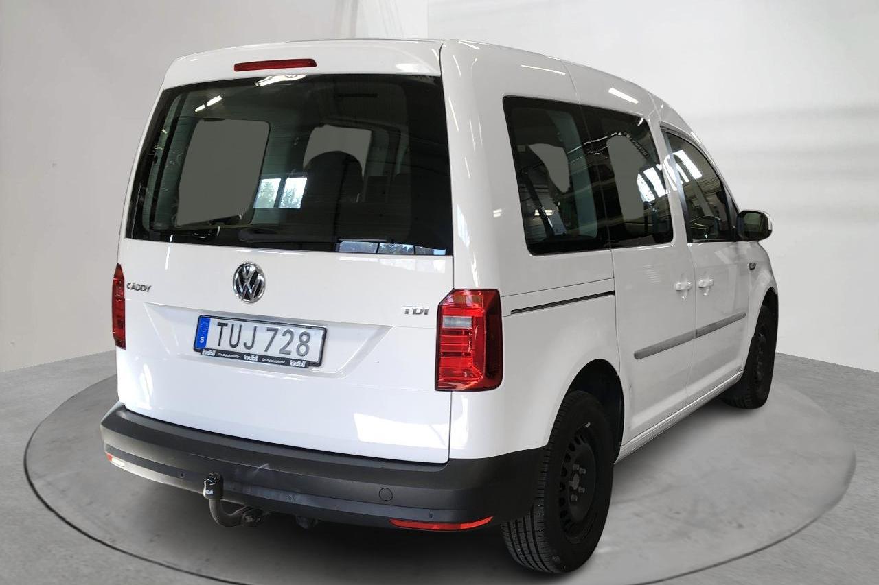 VW Caddy Life 2.0 TDI (75hk) - 98 180 km - Manuaalinen - valkoinen - 2017