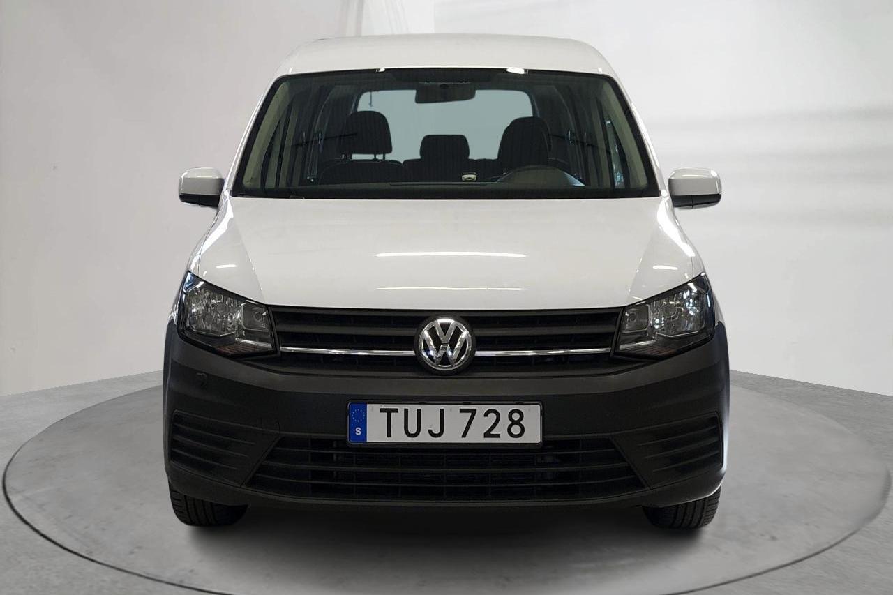 VW Caddy Life 2.0 TDI (75hk) - 98 180 km - Manualna - biały - 2017