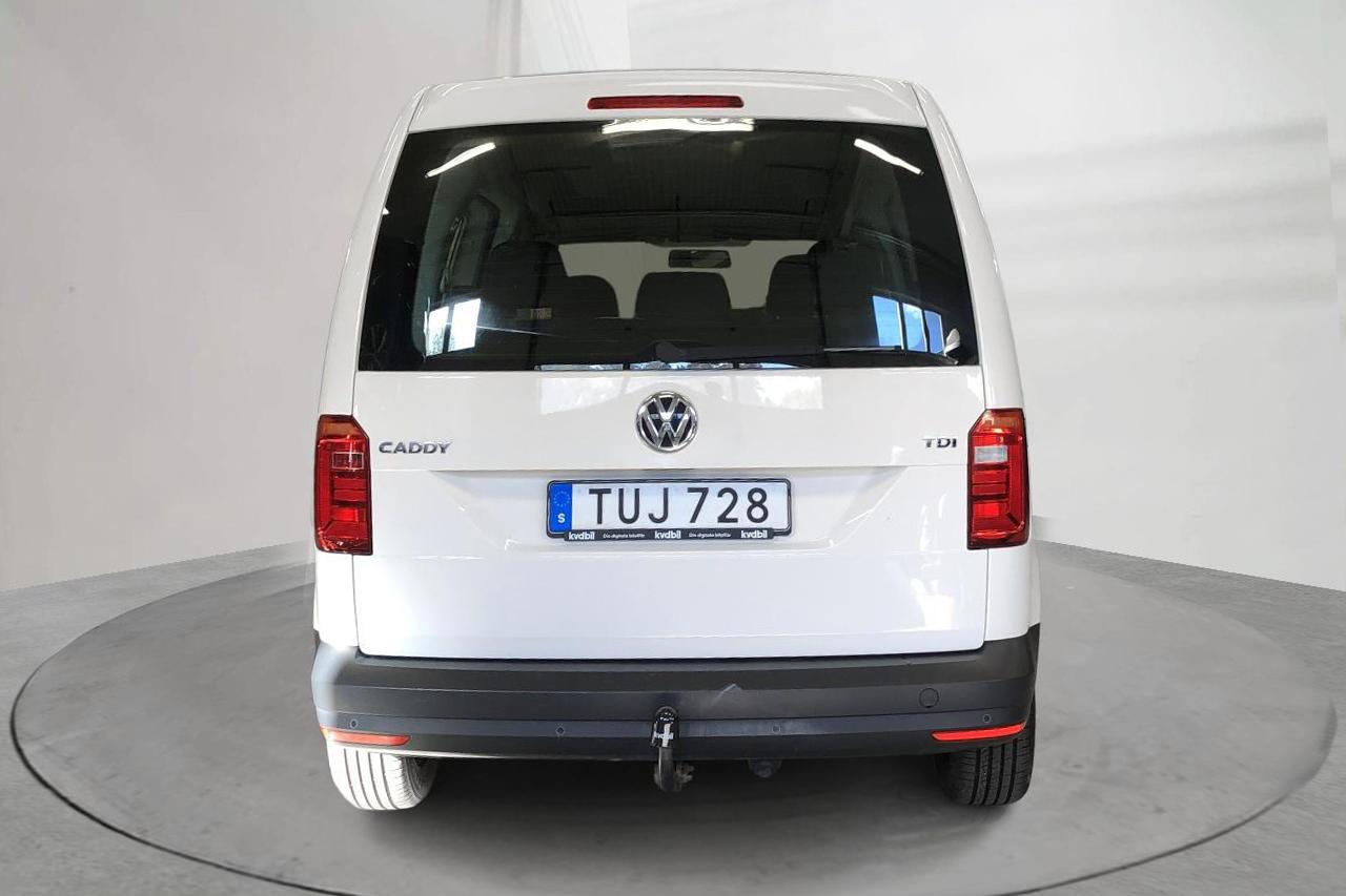 VW Caddy Life 2.0 TDI (75hk) - 98 180 km - Manuaalinen - valkoinen - 2017