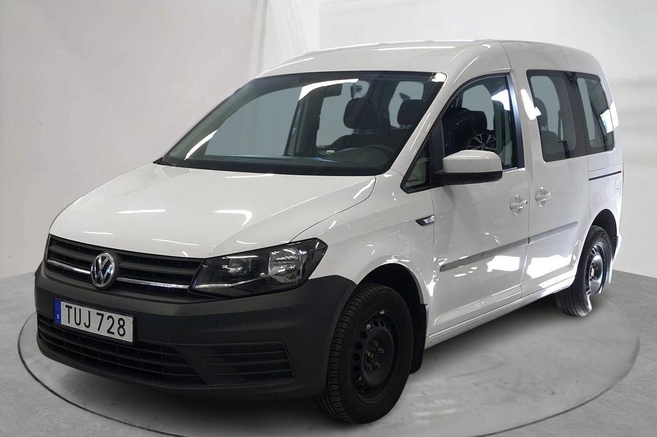 VW Caddy Life 2.0 TDI (75hk) - 98 180 km - Käsitsi - valge - 2017