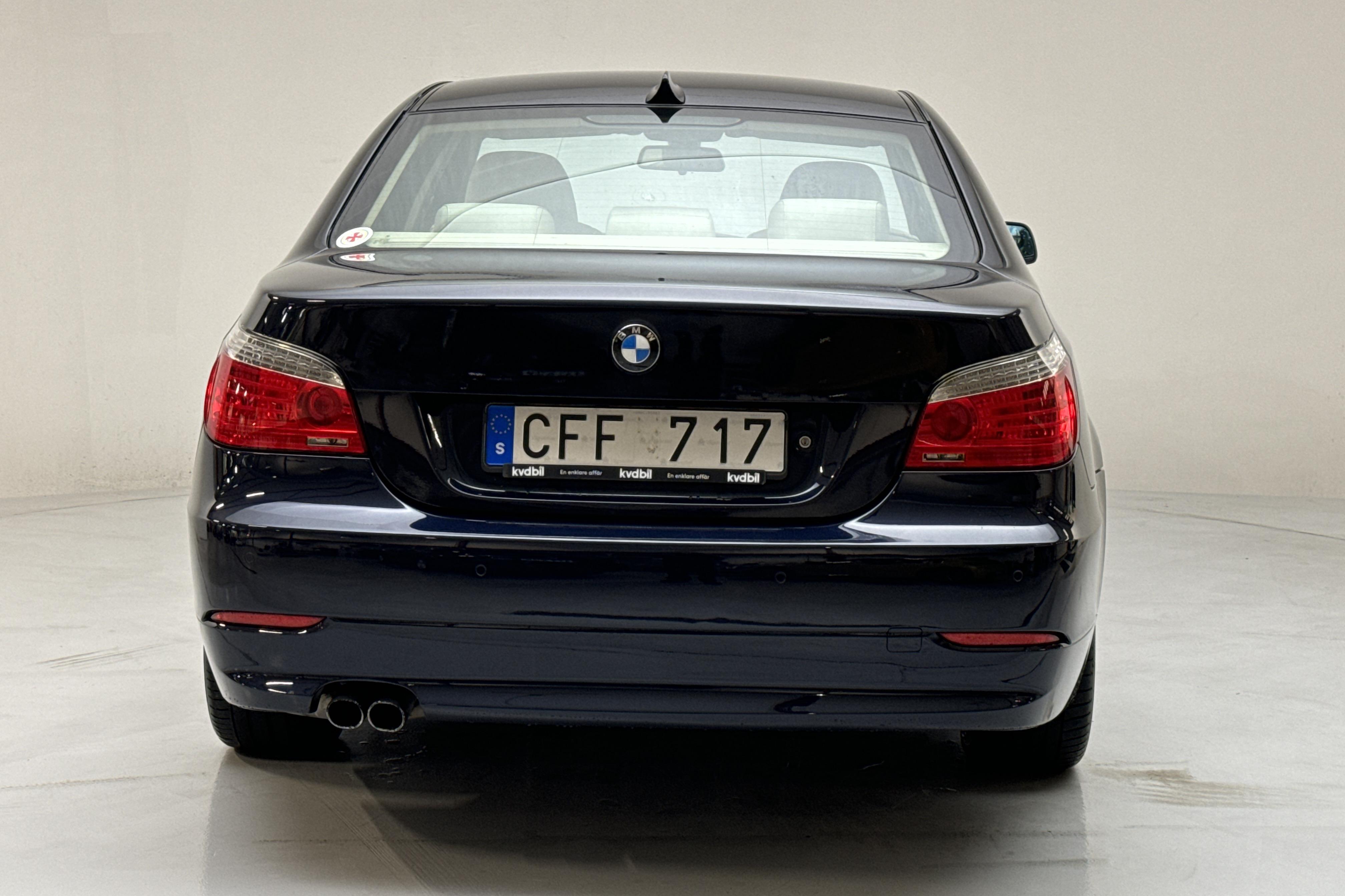 BMW 525i Sedan, E60 (218hk) - 203 590 km - Manual - blue - 2008