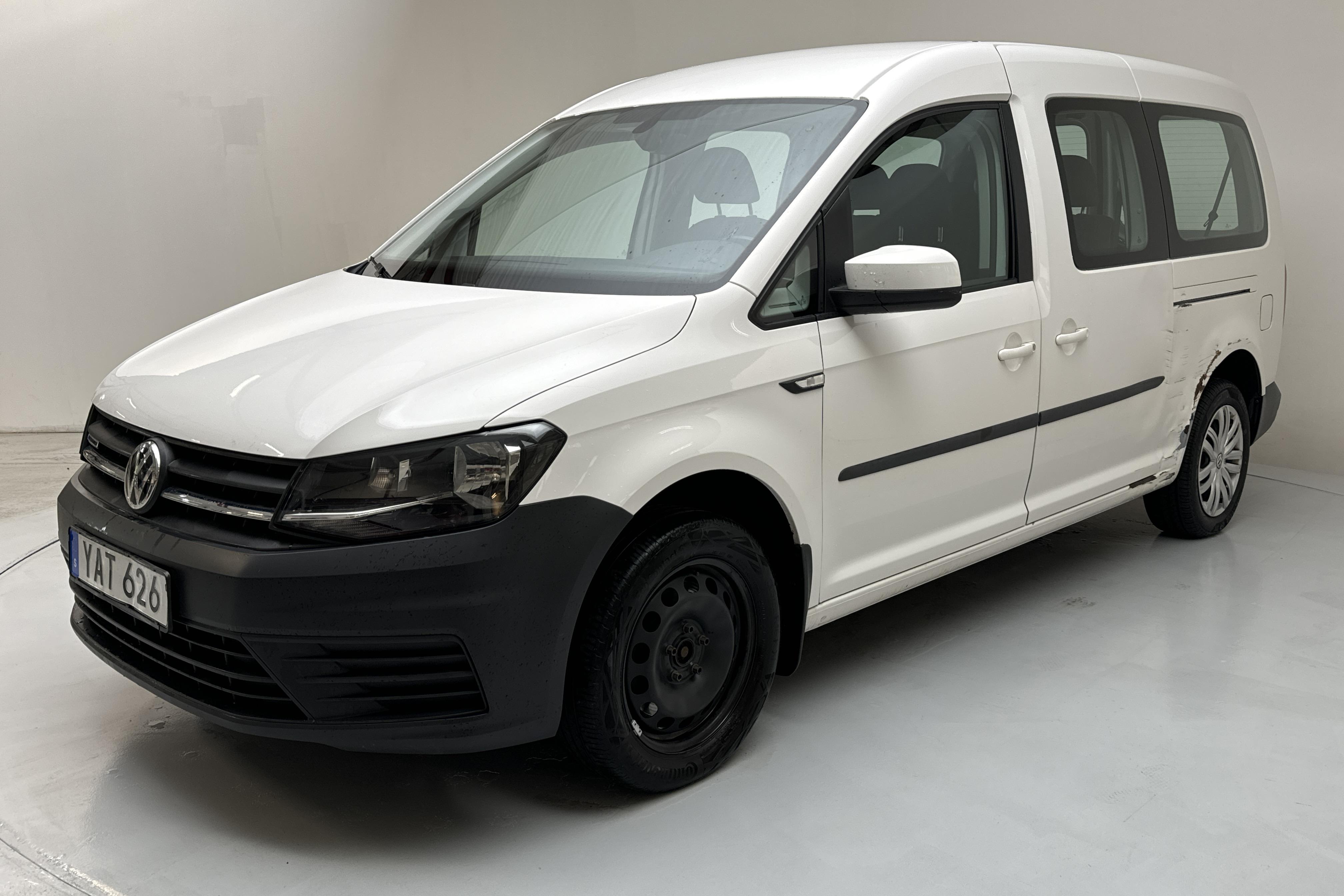 VW Caddy Life Maxi 1.4 TGI (110hk) - 13 256 mil - Manuell - vit - 2016