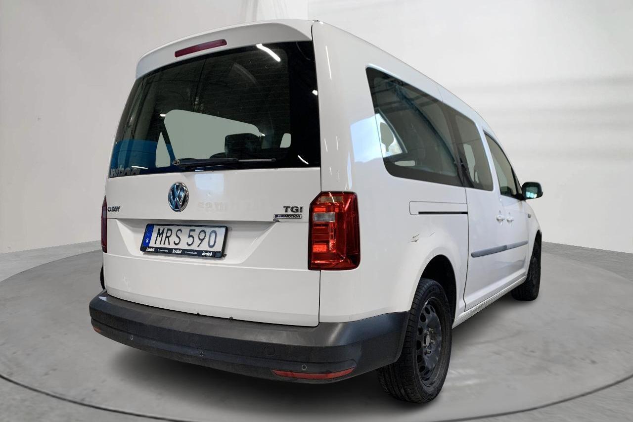 VW Caddy Life Maxi 1.4 TGI (110hk) - 224 060 km - Automatyczna - biały - 2017