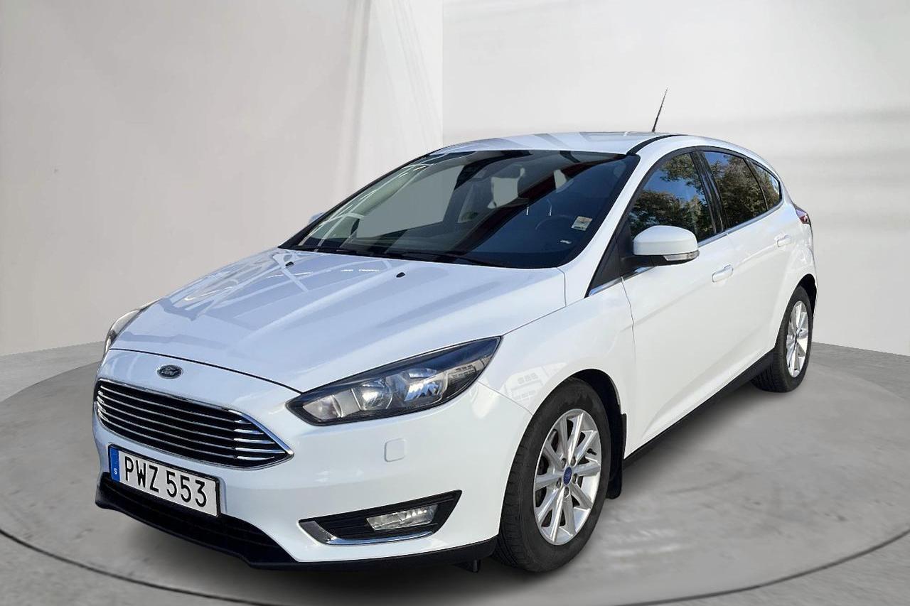 Ford Focus 1.0 EcoBoost 5dr (100hk) - 11 099 mil - Manuell - vit - 2016