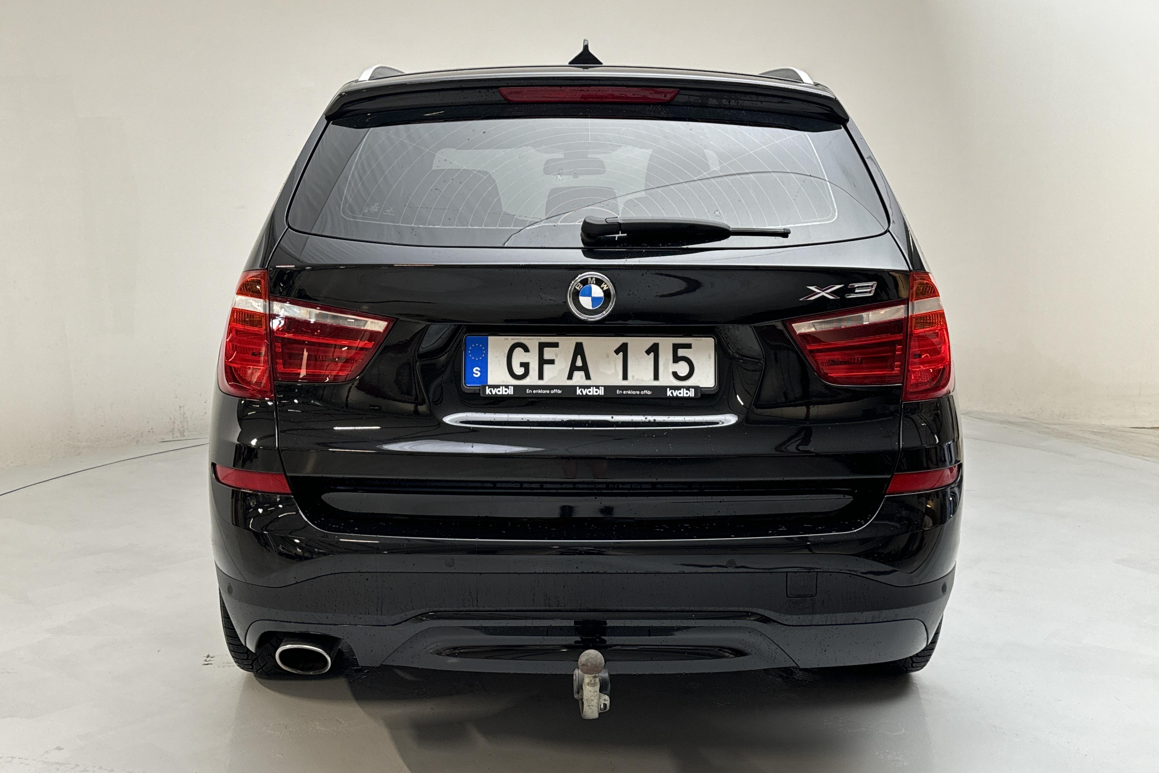 BMW X3 xDrive20d, F25 (190hk) - 155 460 km - Automaatne - must - 2017