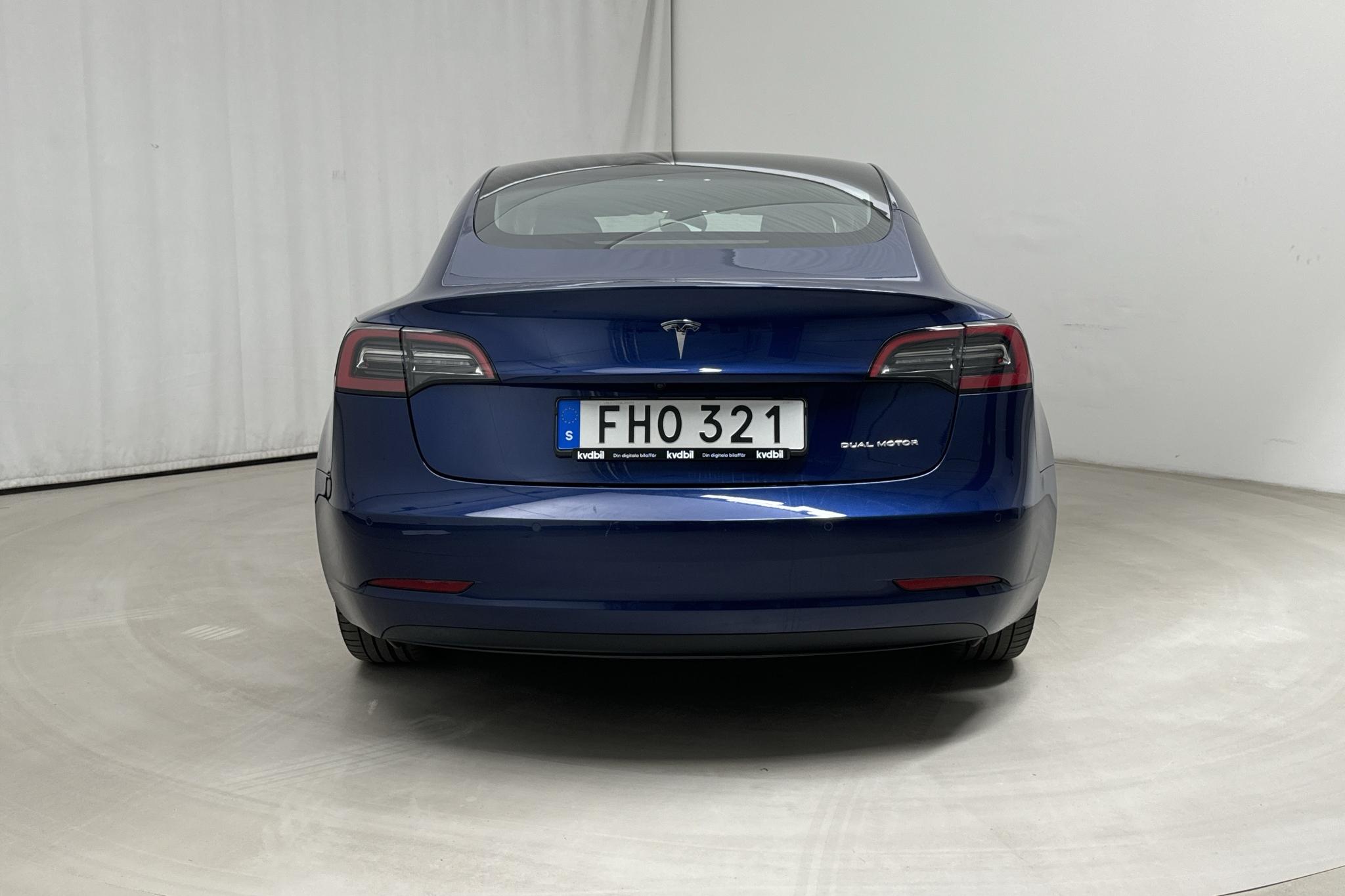 Tesla Model 3 Long Range Dual Motor AWD - 7 051 mil - Automat - blå - 2021