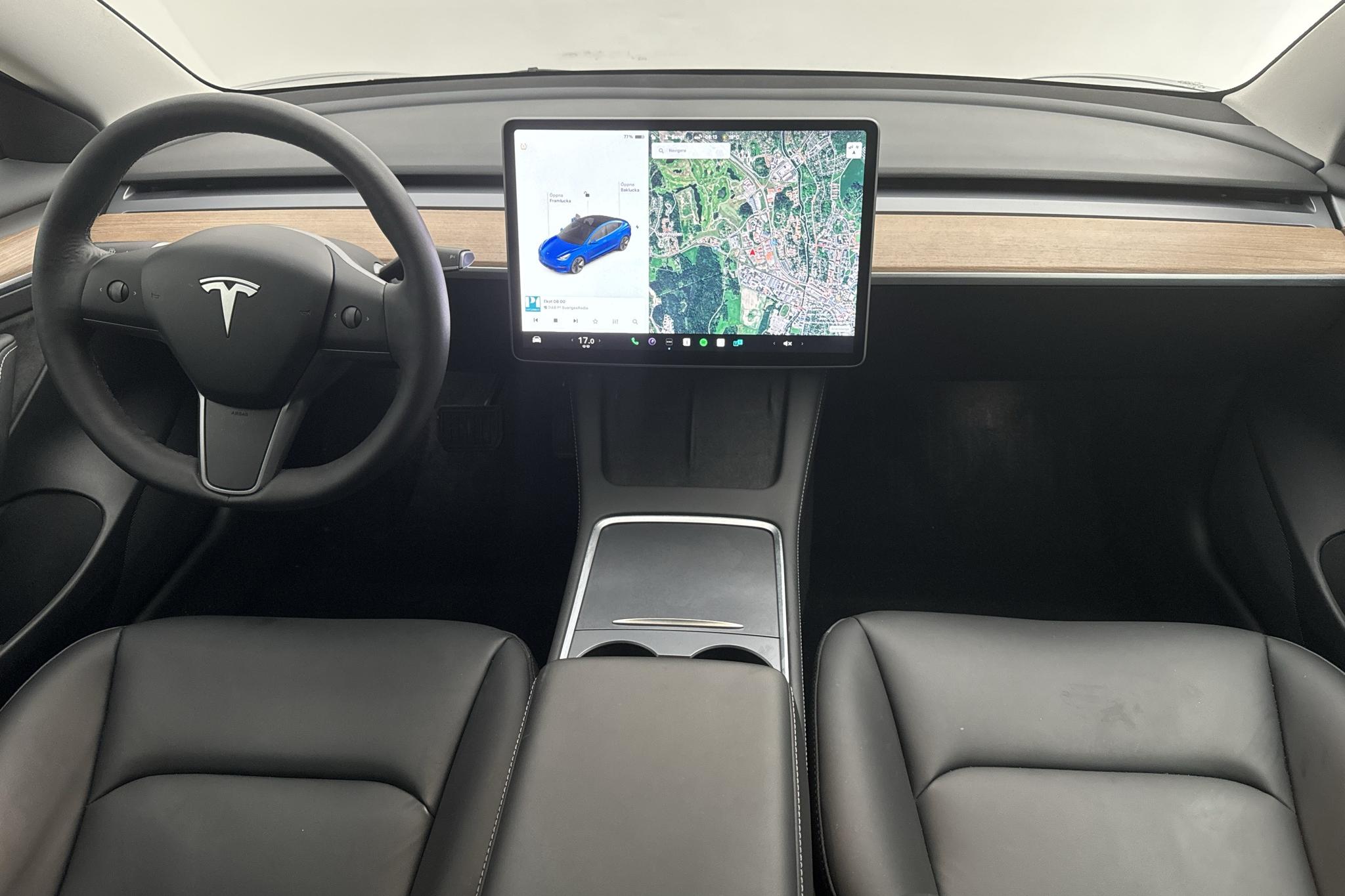 Tesla Model 3 Long Range Dual Motor AWD - 70 510 km - Automatyczna - niebieski - 2021